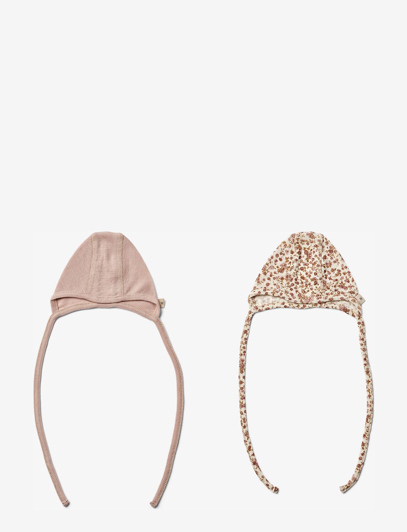 Wheat - 2 Wool Cap Billie - aksessuaarid - rose flowers - 1