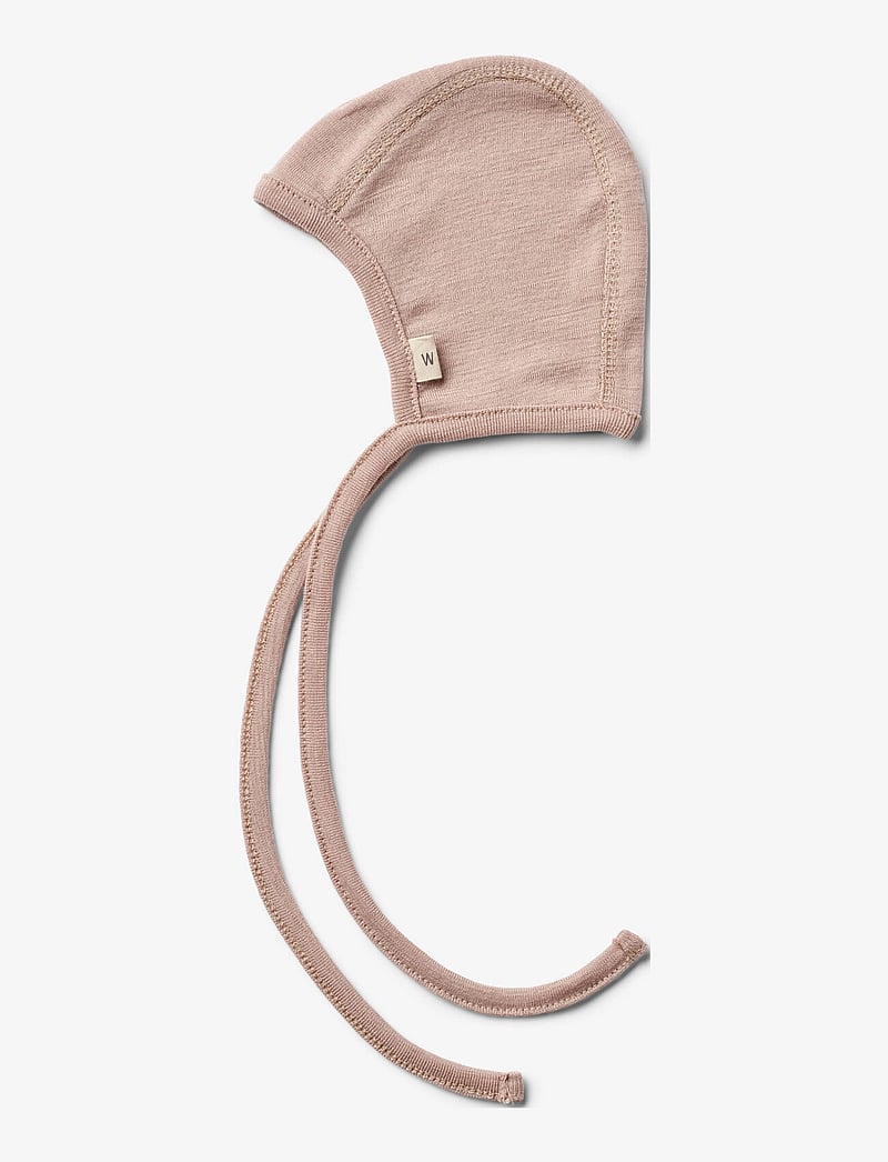 Wheat - 2 Wool Cap Billie - baby hats - rose flowers - 2