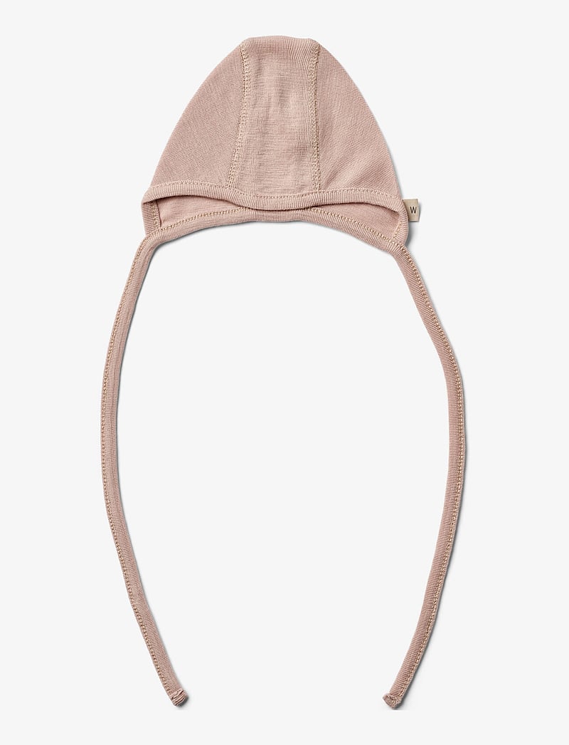 Wheat - 2 Wool Cap Billie - baby hats - rose flowers - 4