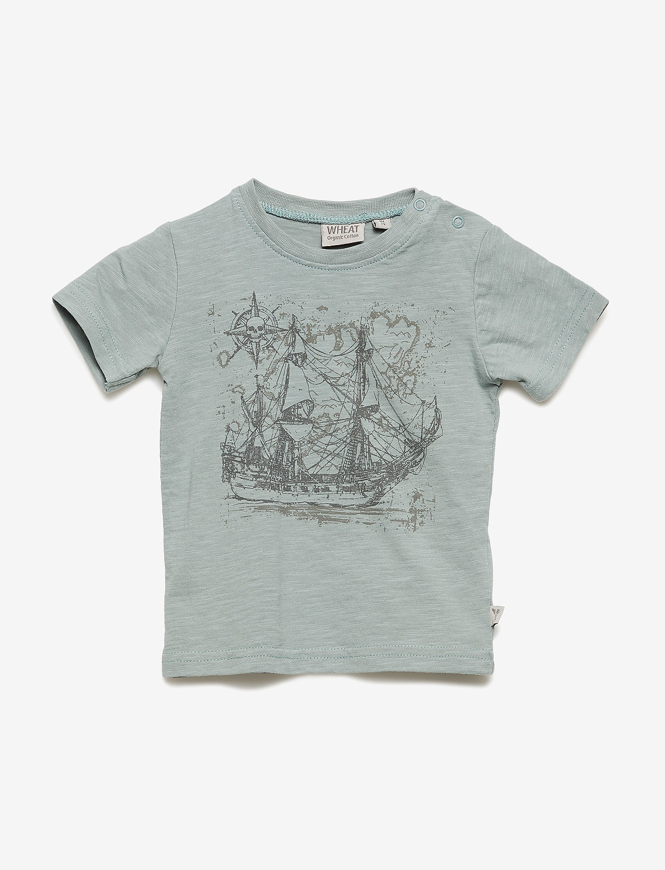 Wheat - T-Shirt Ship SS - lead blue - 0