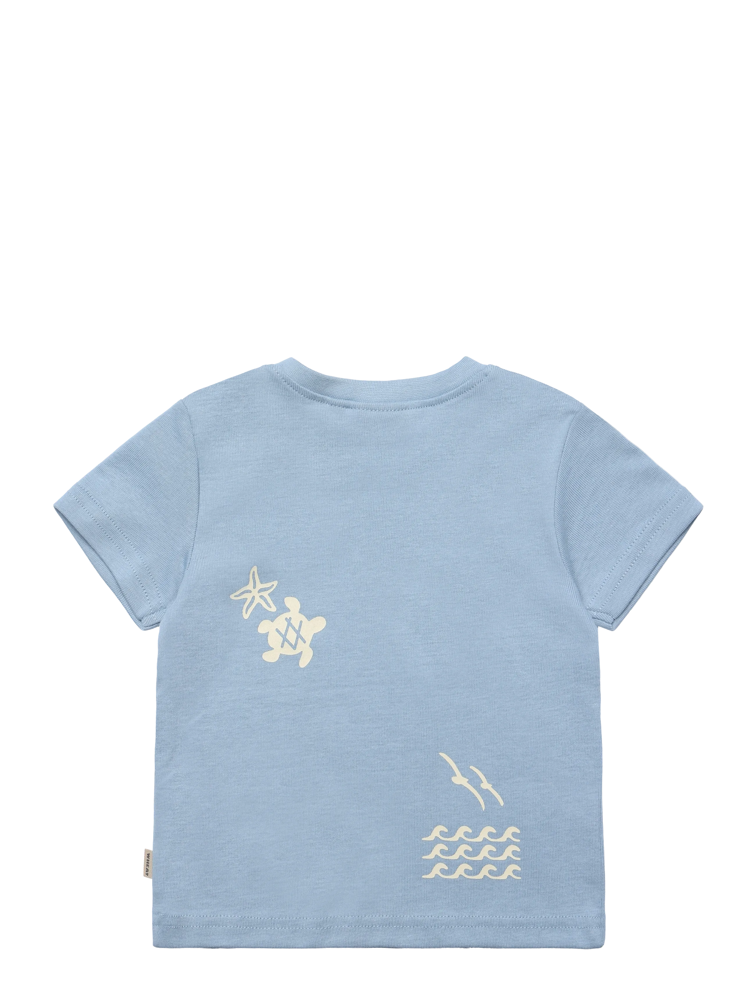 Wheat - T-shirt S/S Ib - faded denim - 1