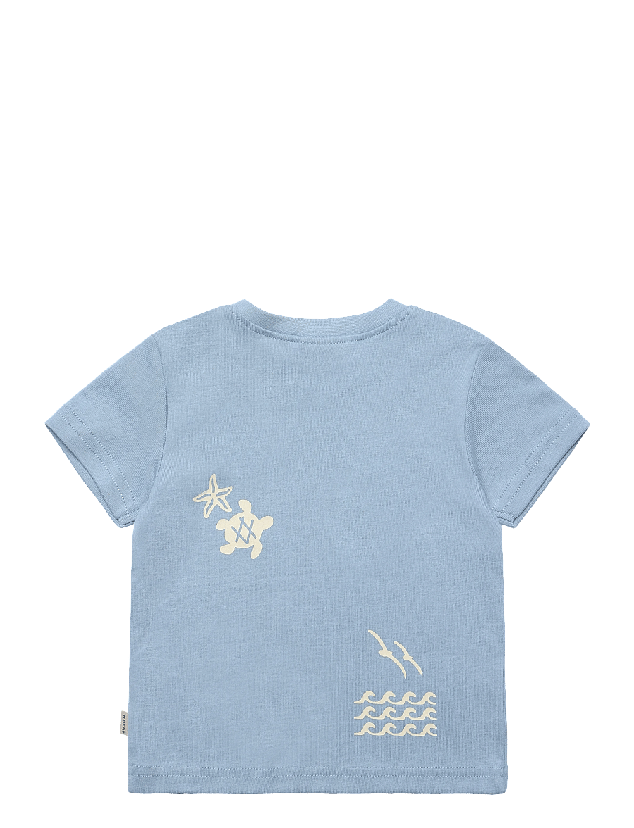 Wheat - T-shirt S/S Ib - kortærmede t-shirts - faded denim - 1