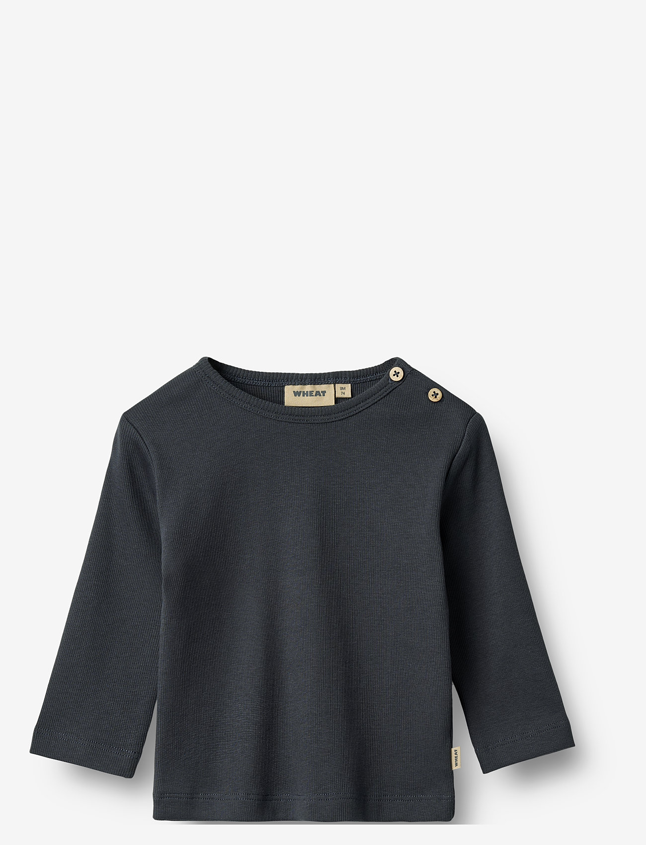 Wheat - T-Shirt L/S Milo - langärmelig - navy - 0