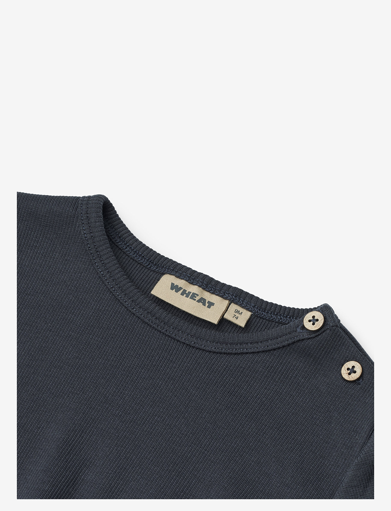 Wheat - T-Shirt L/S Milo - langärmelig - navy - 2