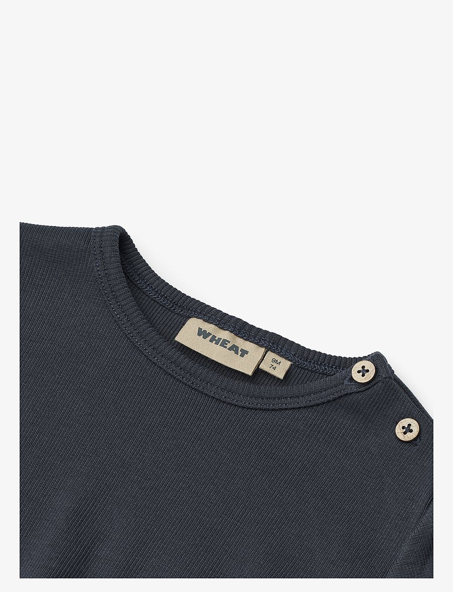 Wheat - T-Shirt L/S Milo - langärmelig - navy - 2