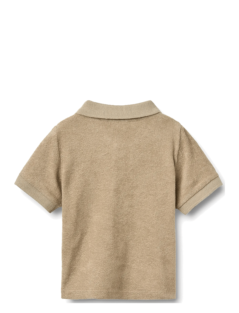 Wheat - Polo Shirt S/S Mali - kortærmede poloer - sand stone - 1