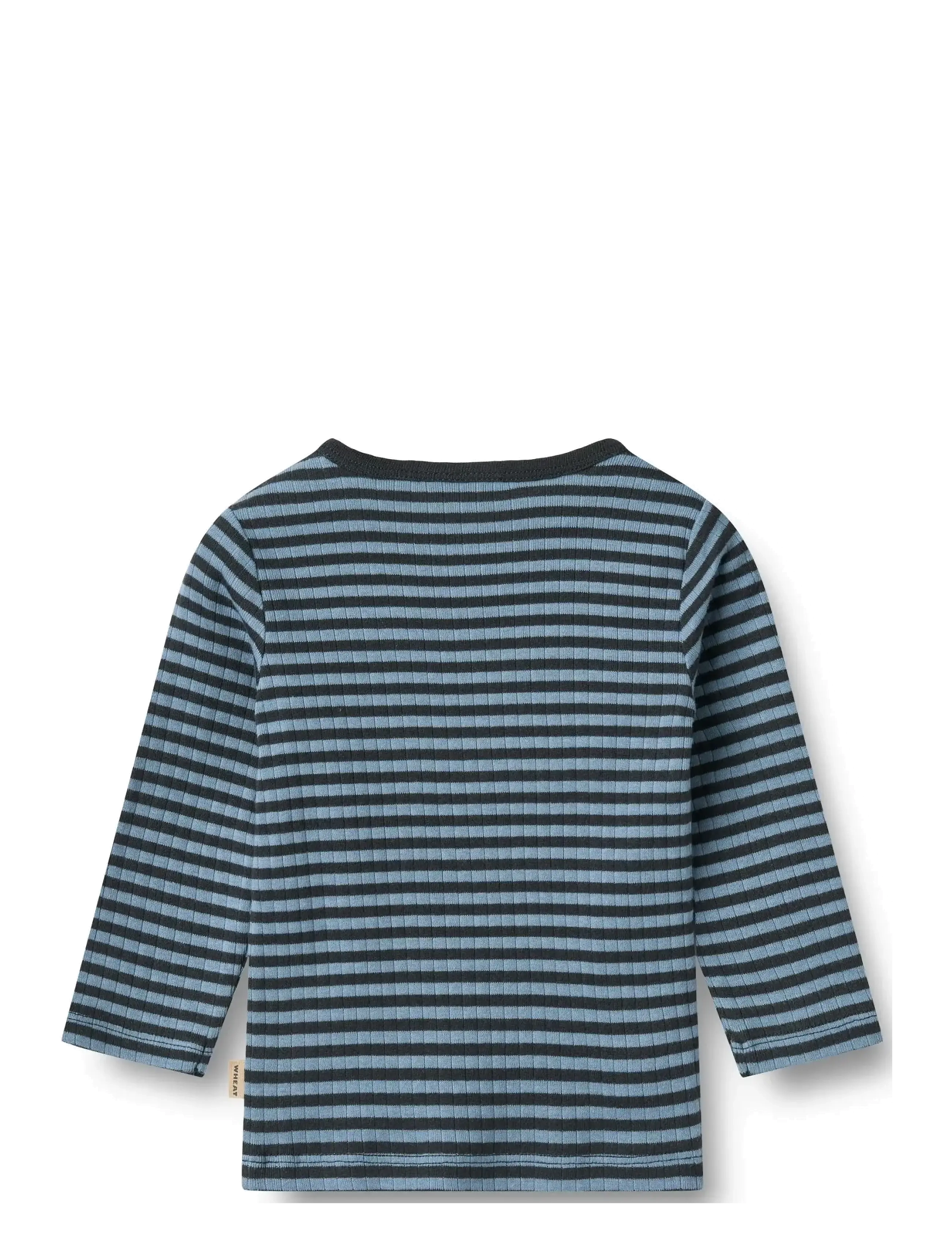Wheat - T-shirt L/S Stig - bright blue stripe - 1