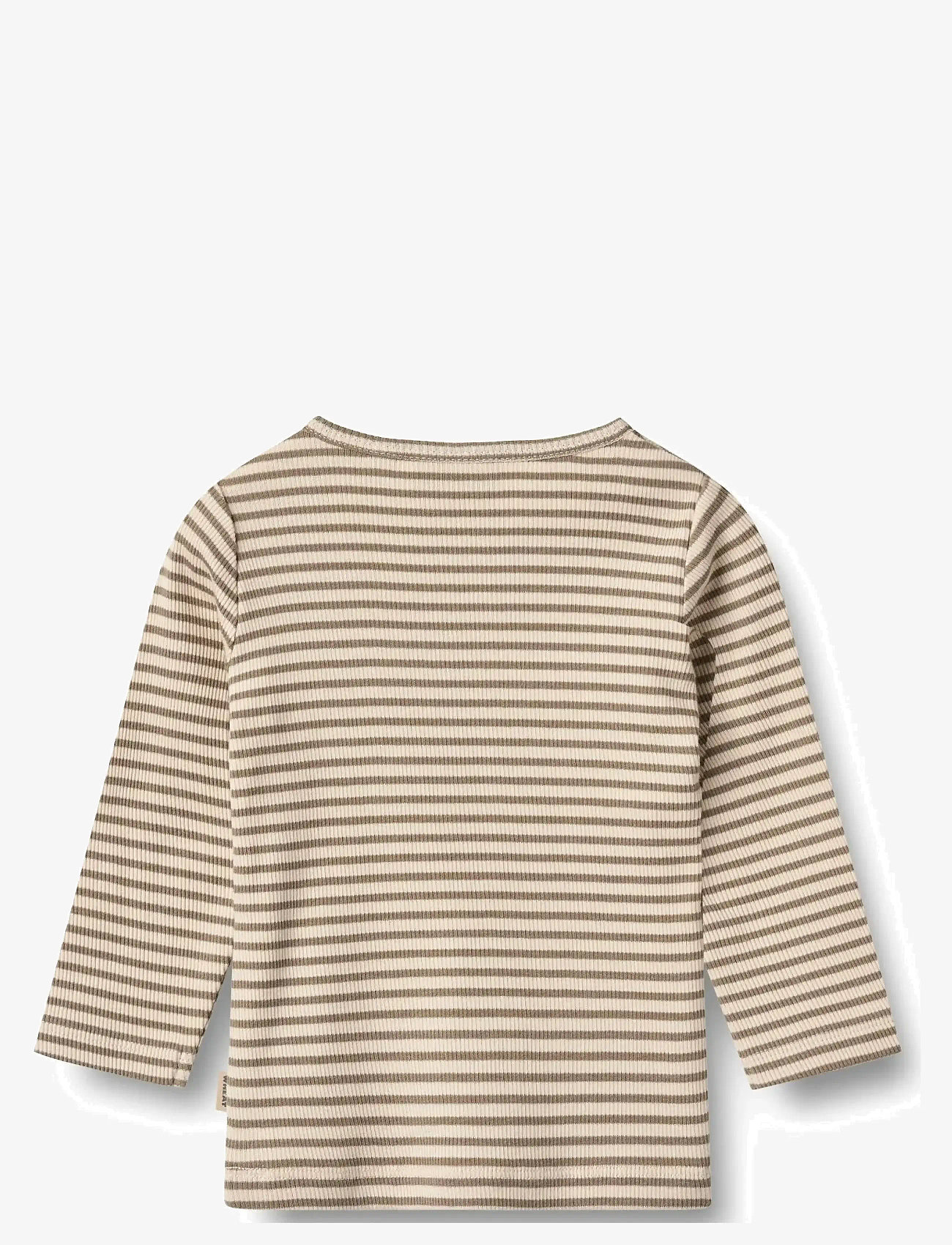 Wheat - T-shirt L/S Stig - langærmede t-shirts - stone stripe - 1