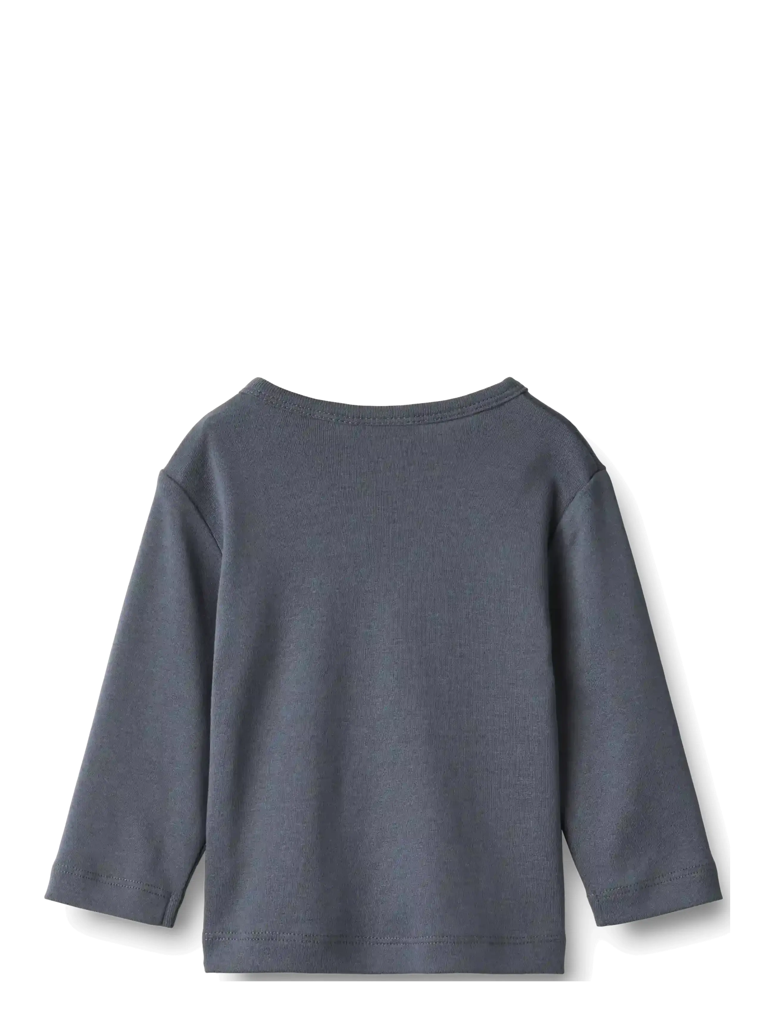 Wheat - 2 T-shirt L/S Milo - langärmelig - greyblue stripe - 4