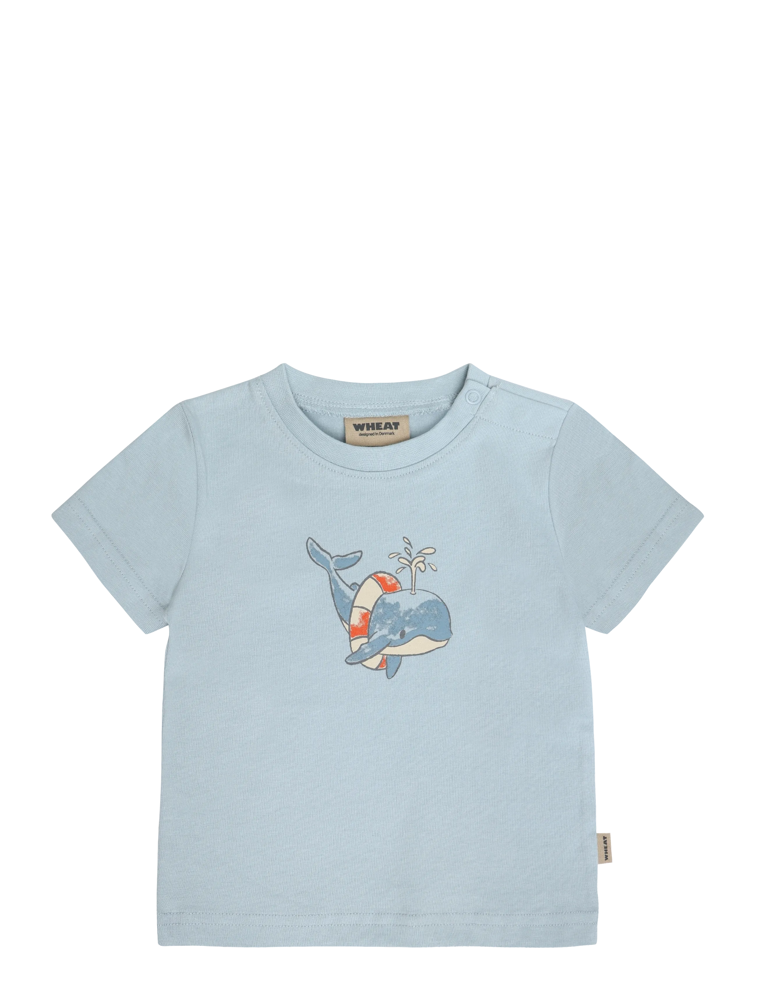 WHEAT T-Shirt S/S Wally Blau - 62 - Kinder