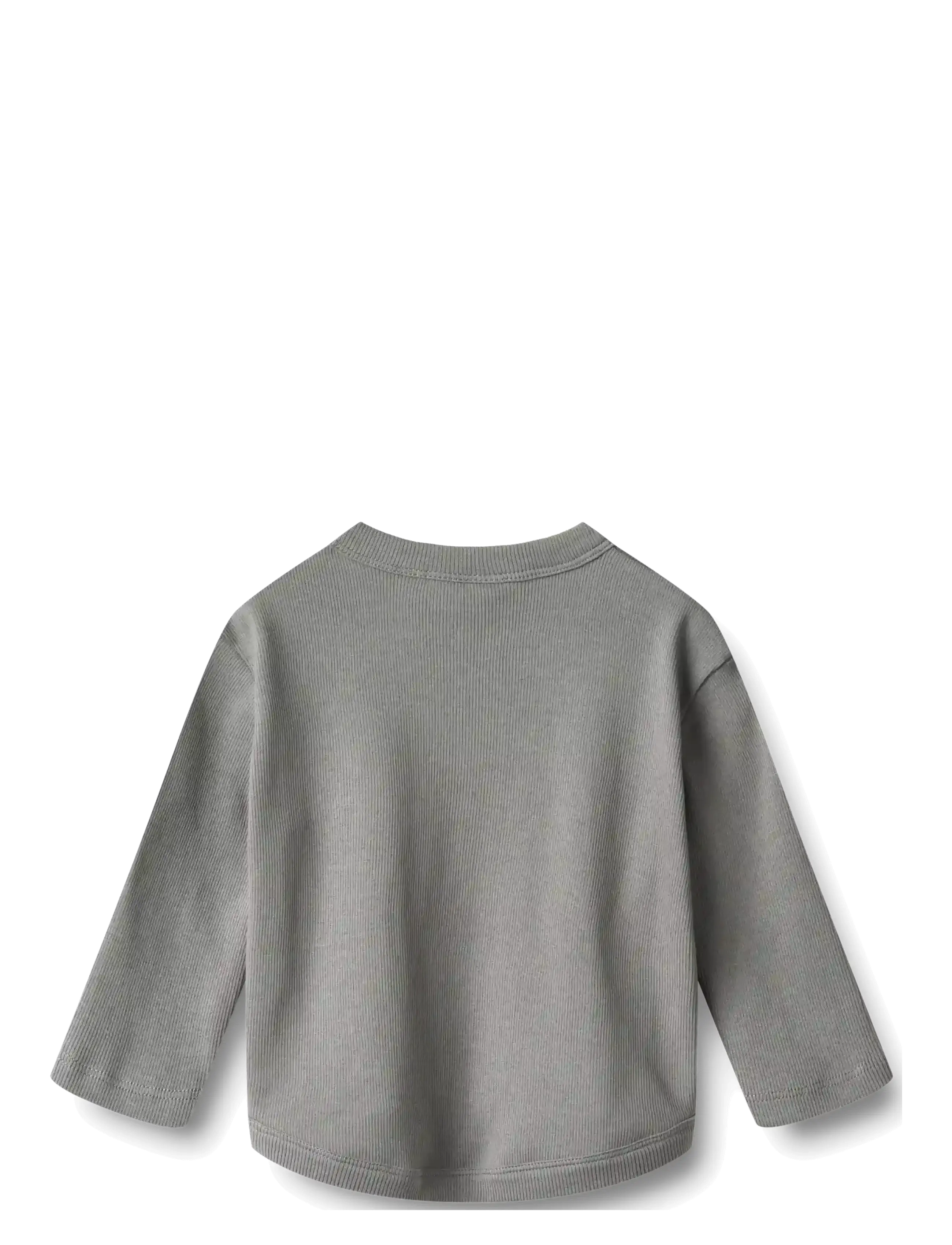Wheat - T-shirt L/S Osvald - flint - 1