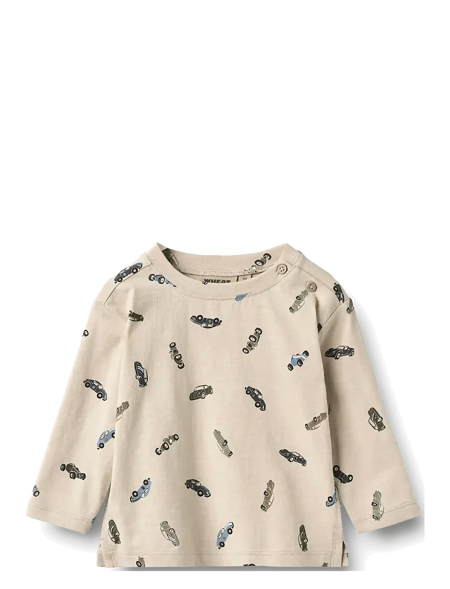 Wheat - T-shirt L/S Ebbe - langärmelig - cars - 0