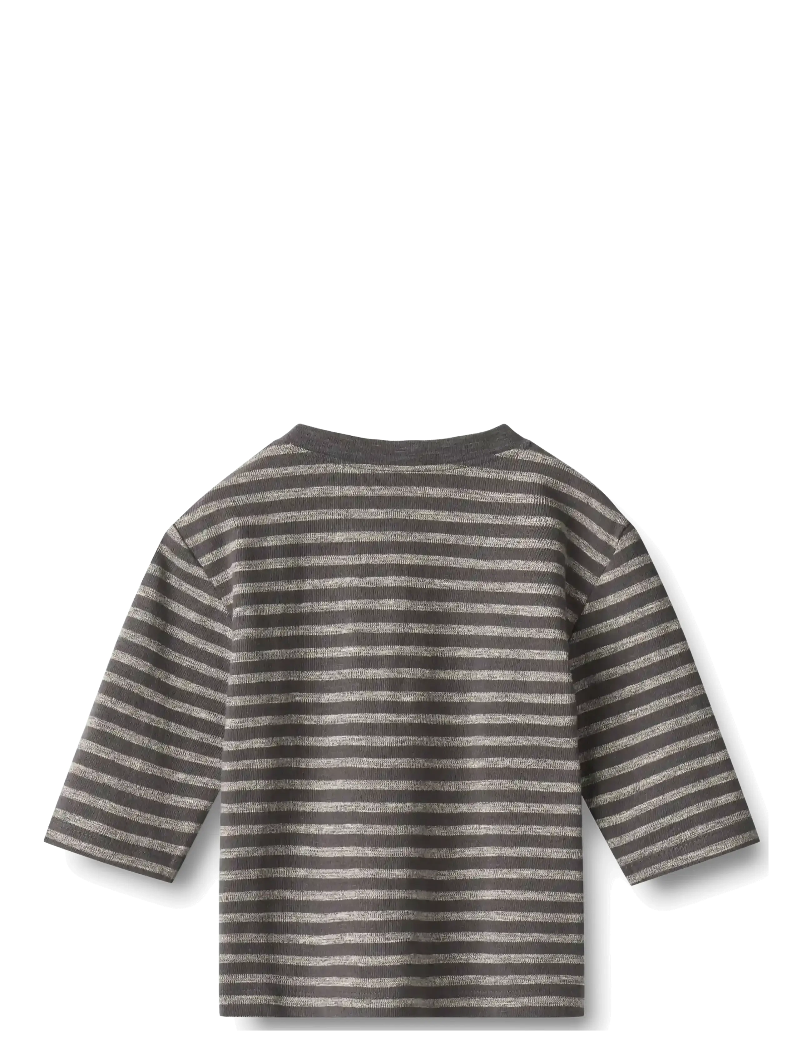 Wheat - T-shirt L/S Ross - pikkade varrukatega t-särgid - dark charcoal stripe - 1