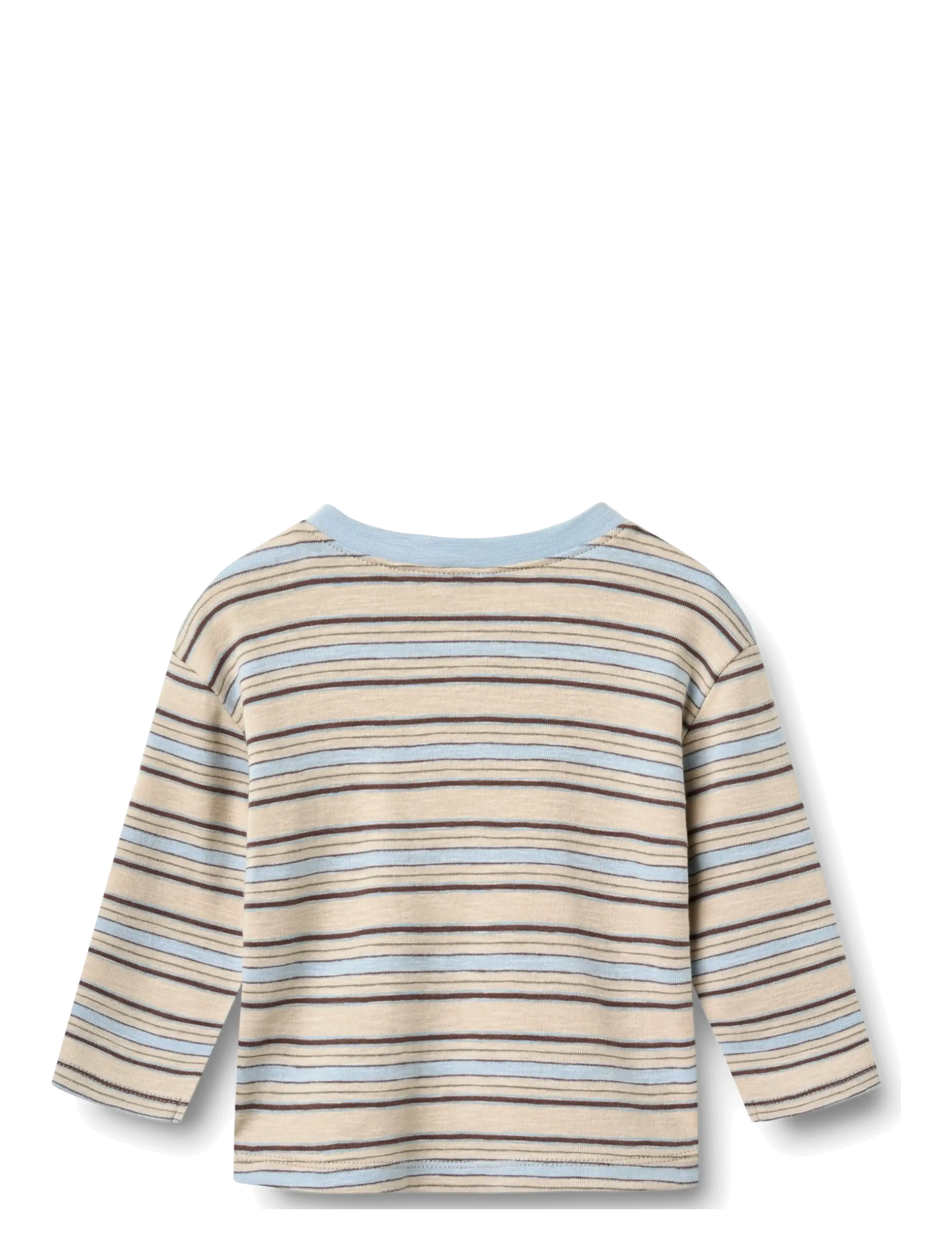 Wheat - 2 T-shirt L/S Ebbe - long-sleeved t-shirts - multi blue stripe - 3