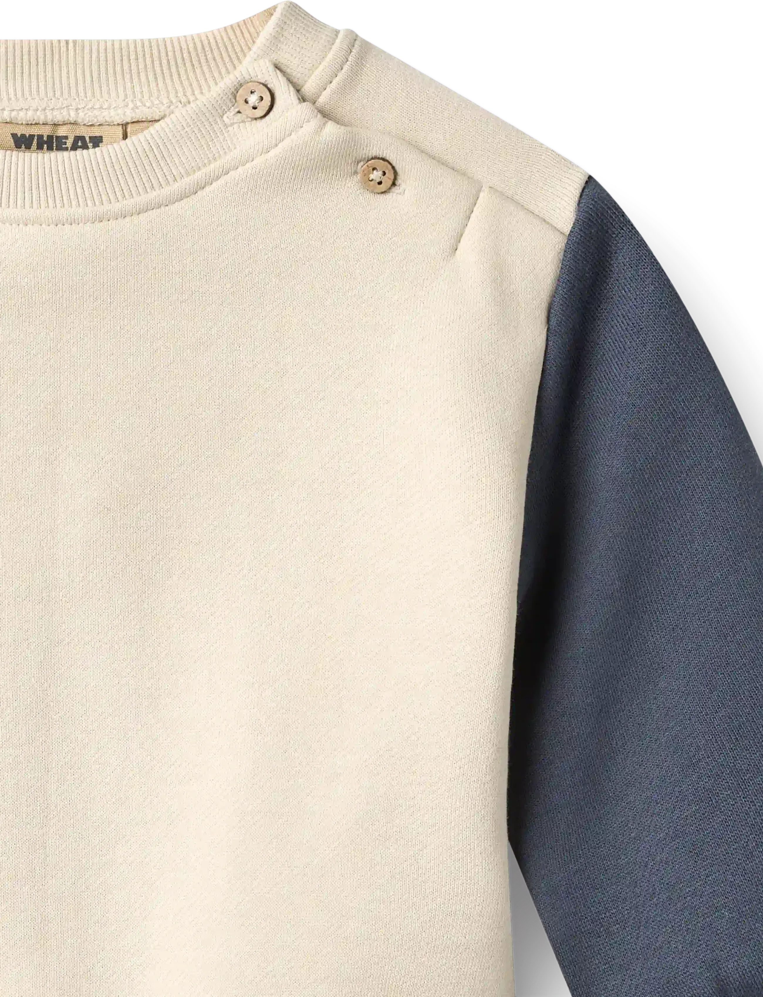 Wheat - Sweatshirt L/S Elliot Embroidery - sweatshirts - offwhite - 2