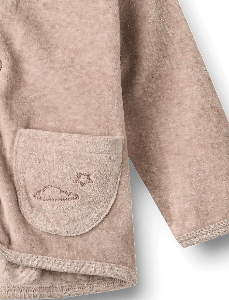 Wheat - Sweat Cardigan L/S Toto Sky - kardiganid - melange rose - 2