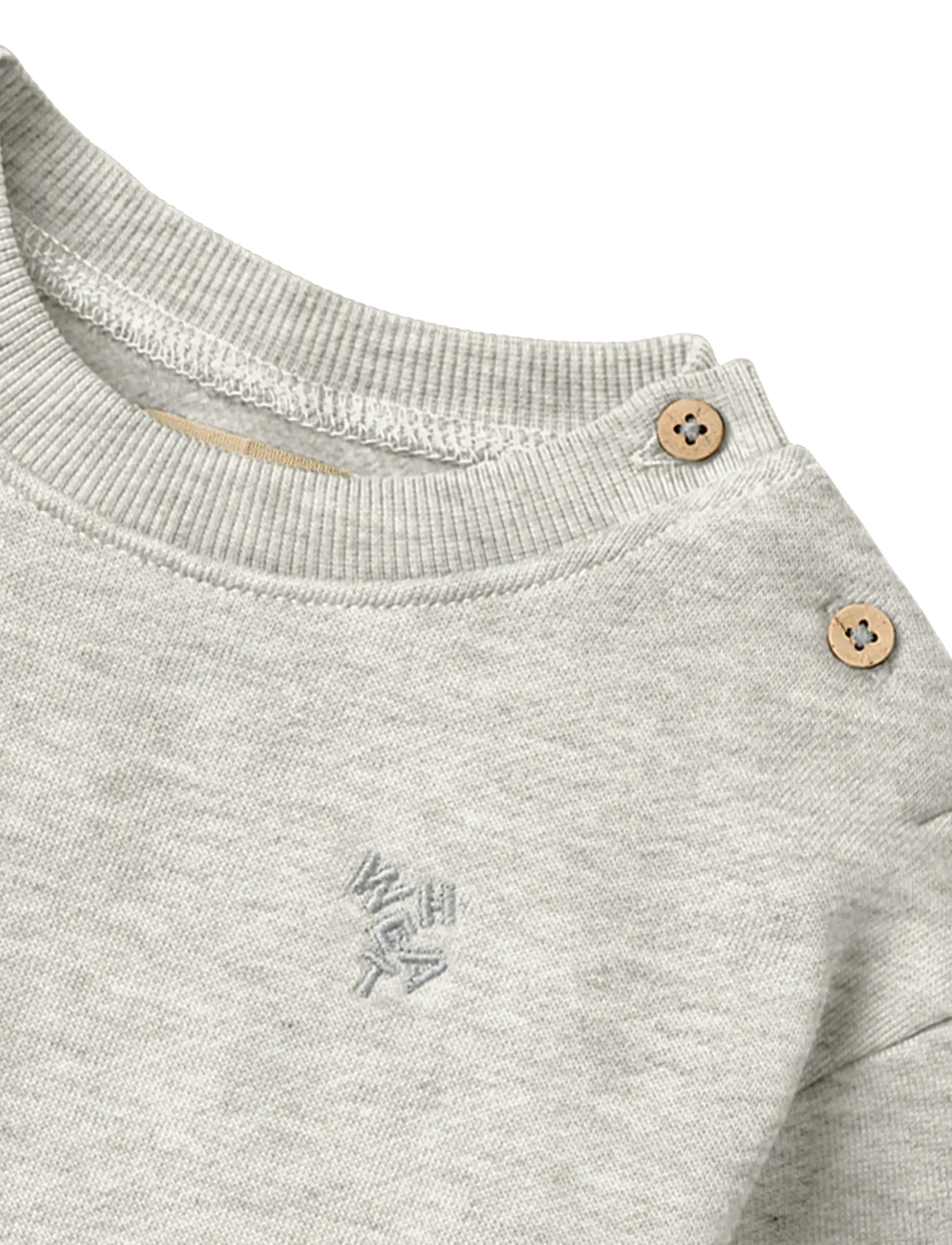 Wheat - Sweatshirt L/S Willi - light melange grey - 3
