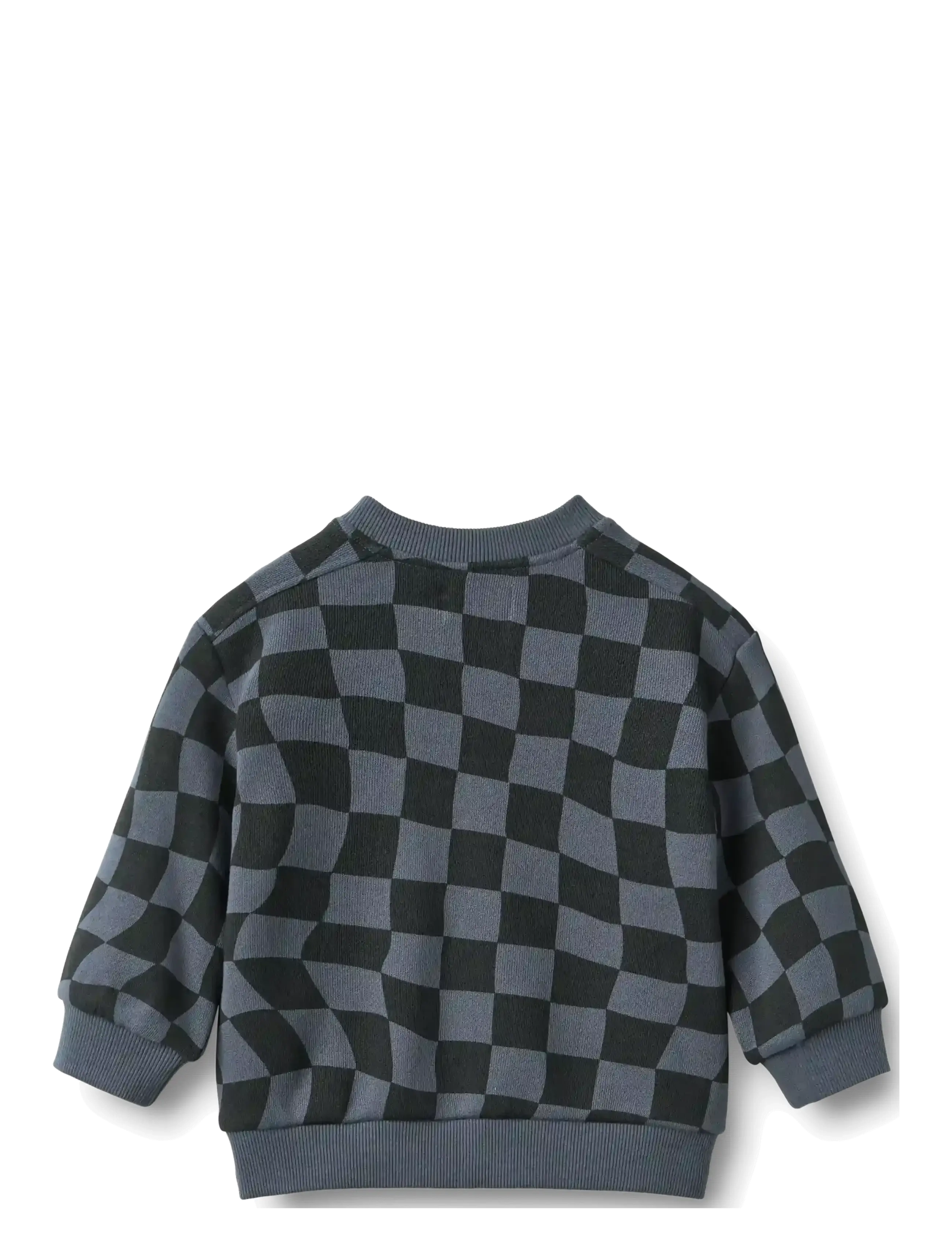 Wheat - Sweatshirt L/S Elliot - sweatshirts - navy blue check - 1