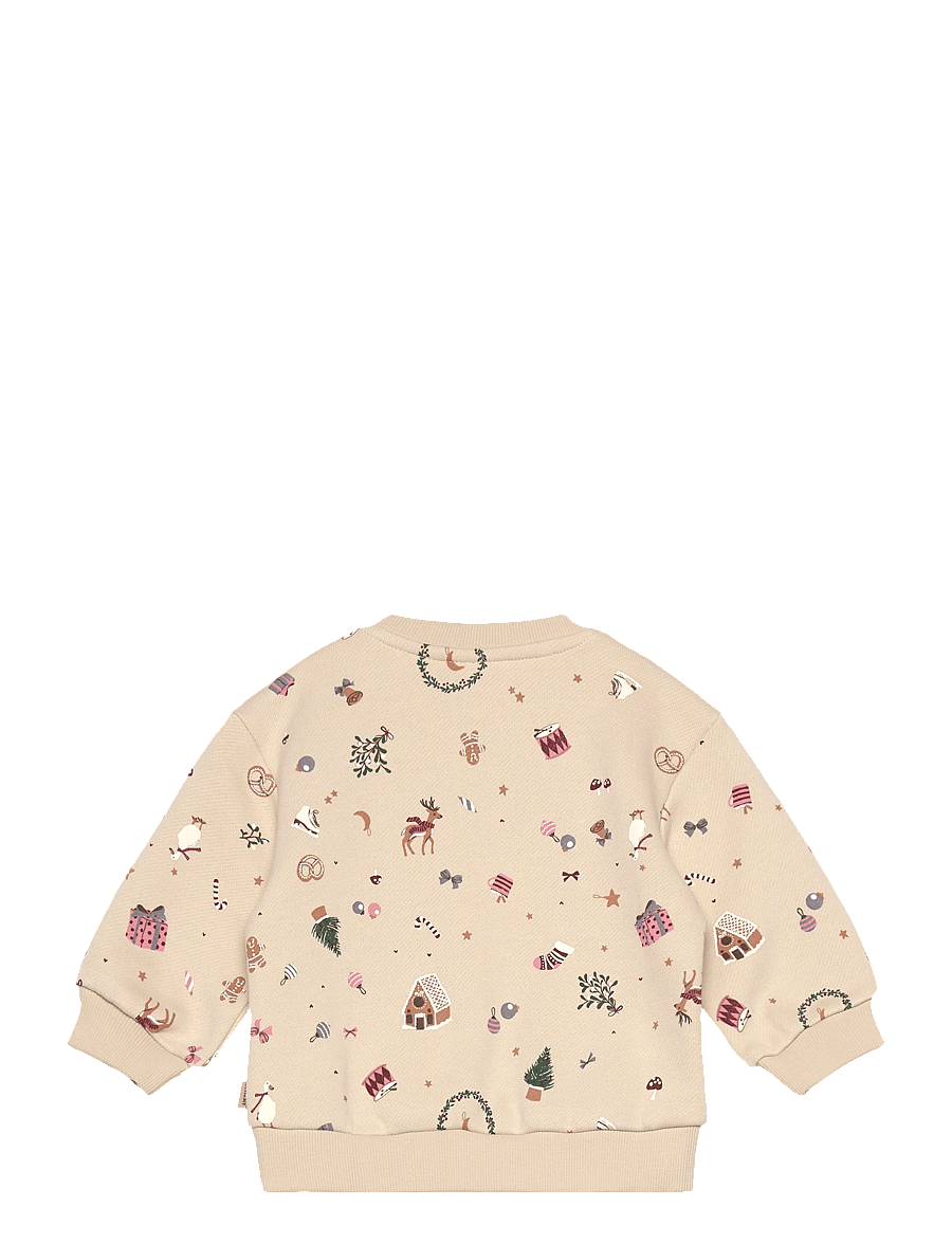 Wheat - Sweatshirt L/S Elliot - sweatshirts - offwhite holiday - 1