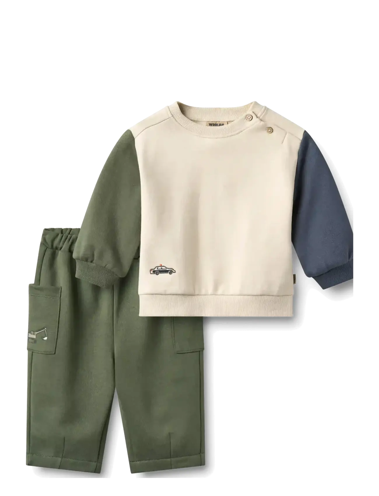 Wheat Set Sweatshirt & Trousers Elliot Em - Neuheiten - OFFWHITE / cream