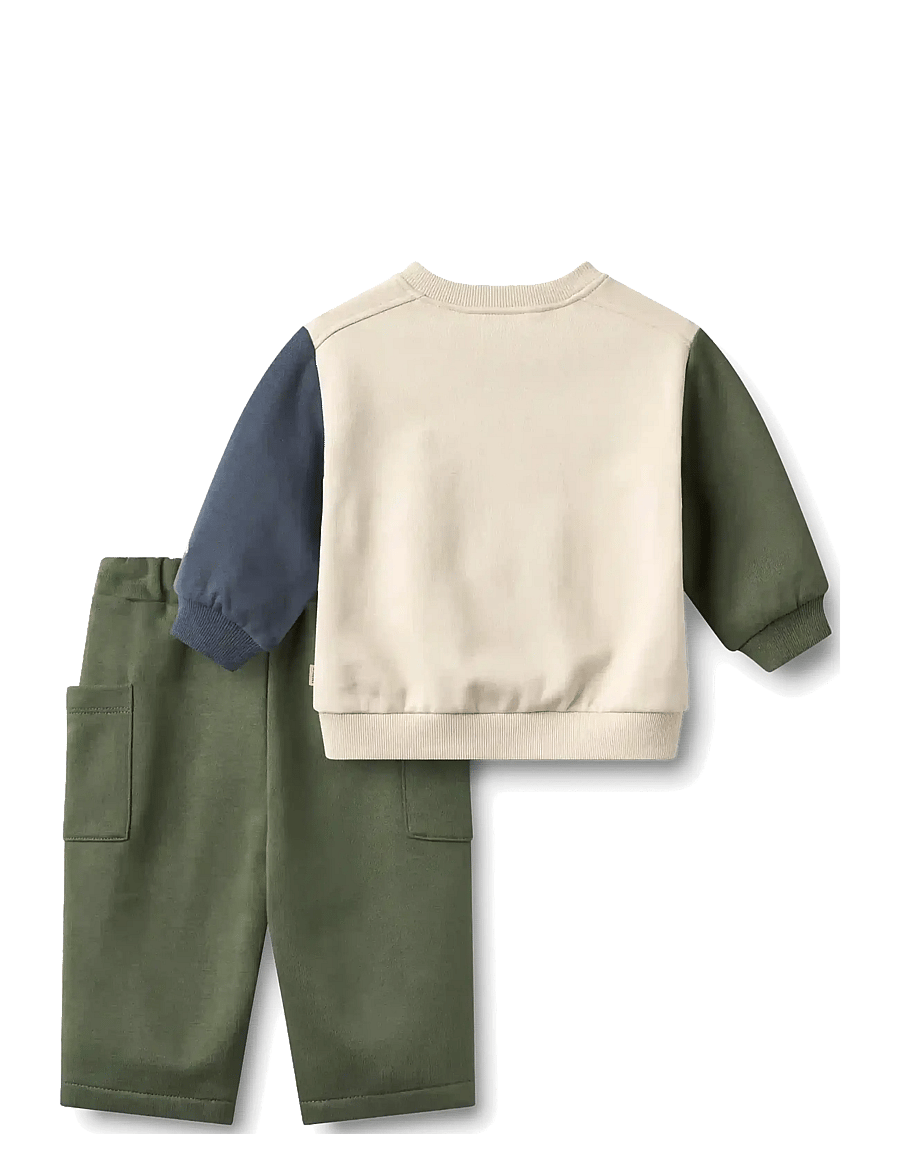 Wheat - Set Sweatshirt & Trousers Elliot Em - sportanzüge - offwhite - 1