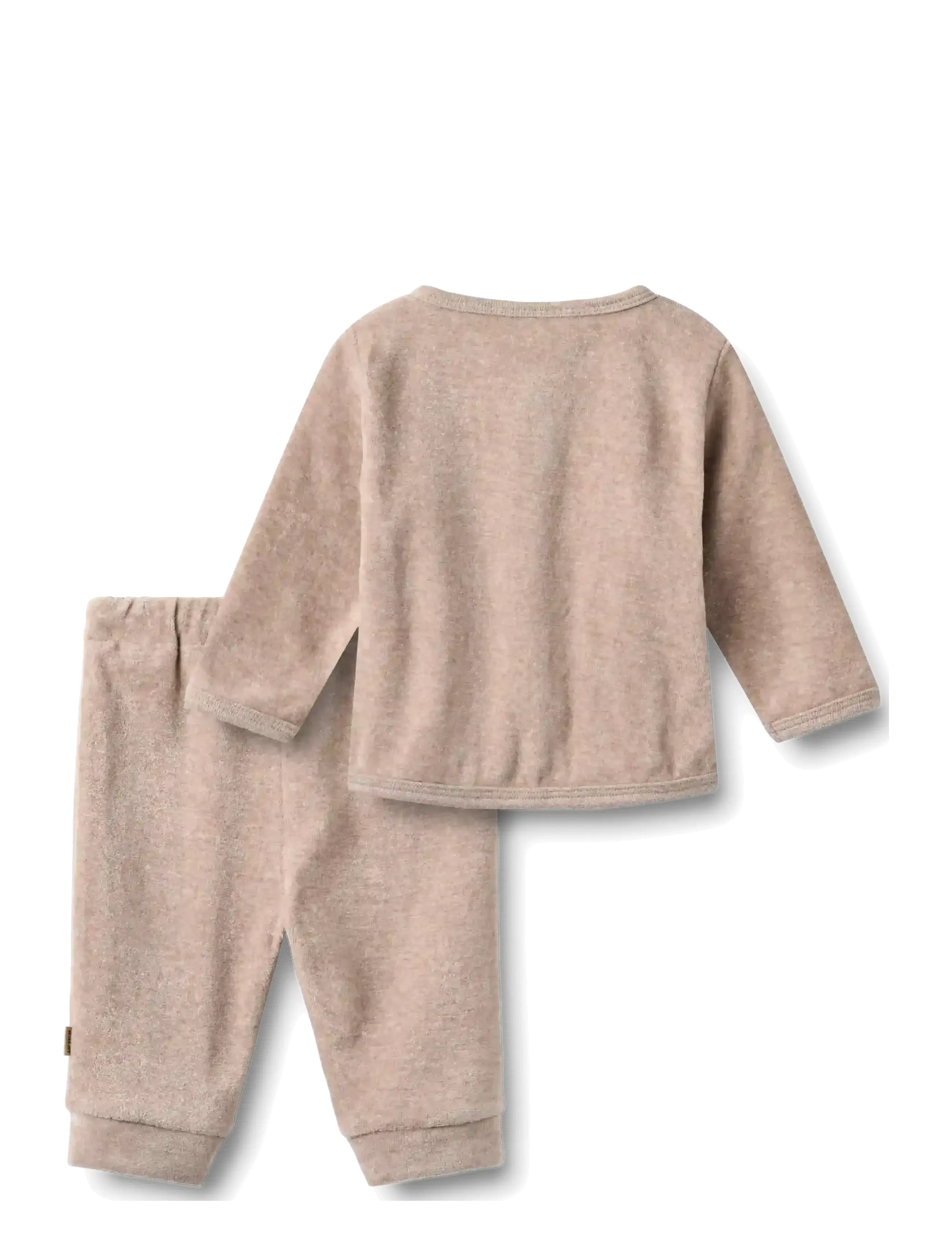 Wheat - Set Sweat Cardigan & Trousers Toto - joggingset - melange rose - 1