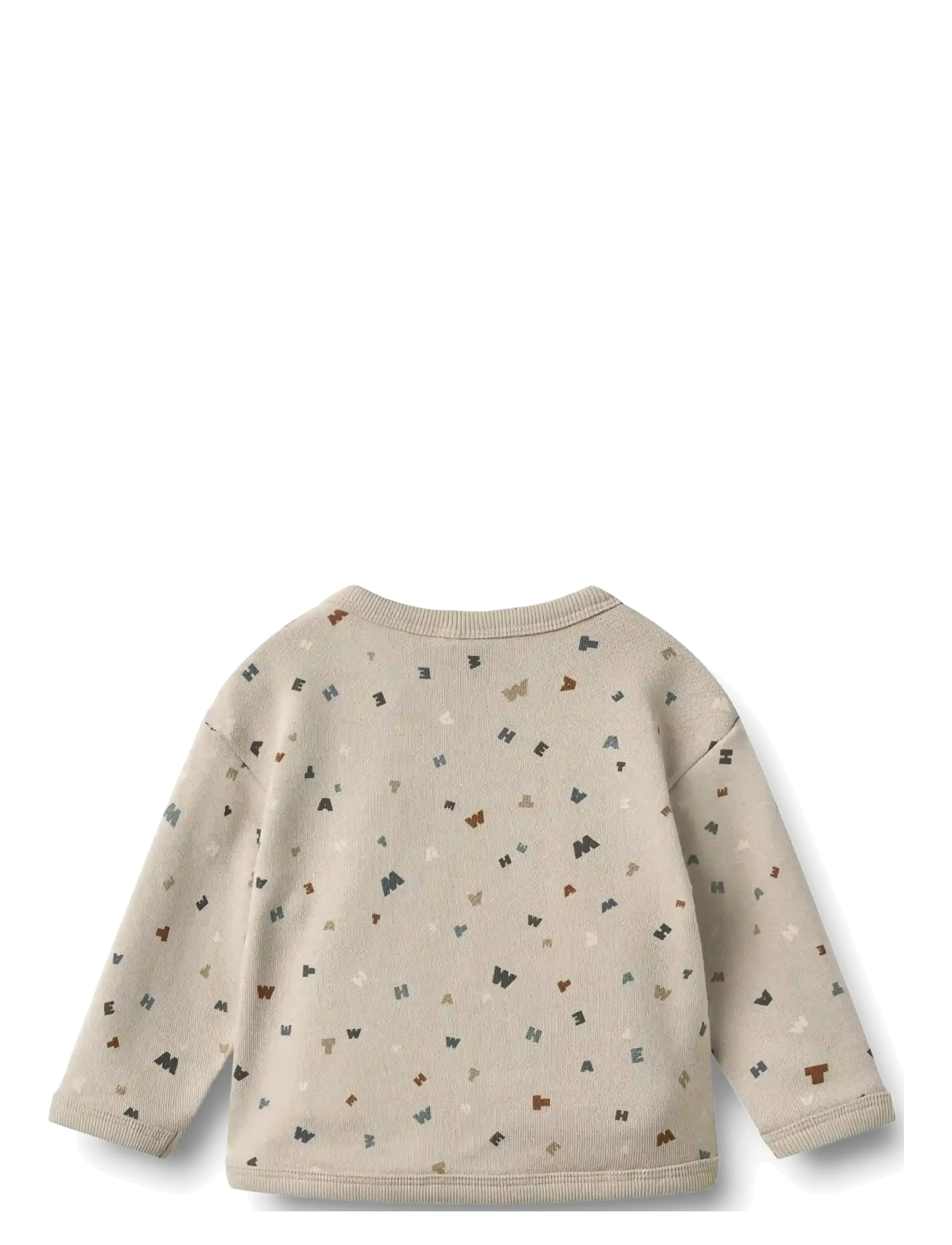 Wheat - Sweatshirt L/S Emery - sweatshirts - grey moon letters - 1