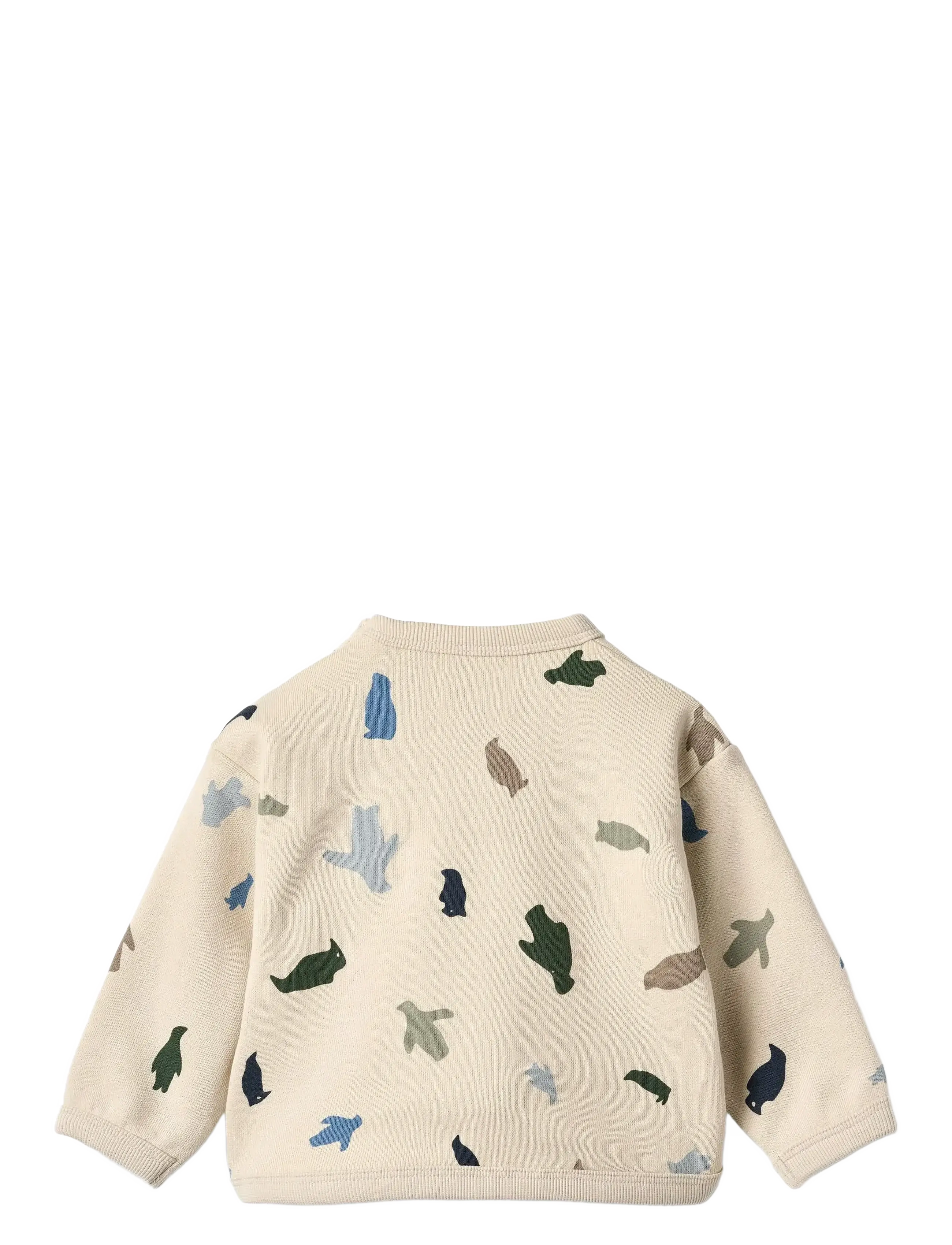 Wheat - Sweatshirt L/S Emery - offwhite penguins - 1