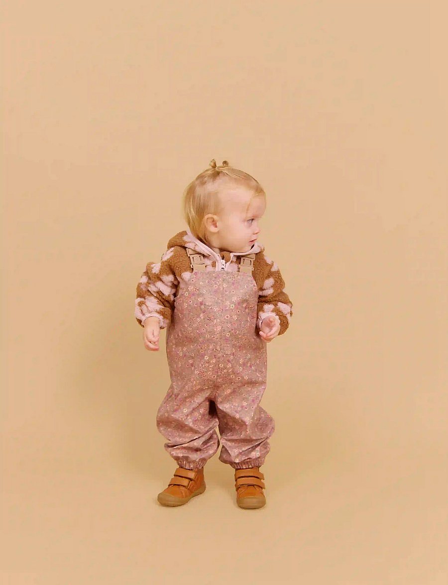 Wheat - Fleece Cardigan L/S Martinus - fleecejakker - warm hazel flowers - 3