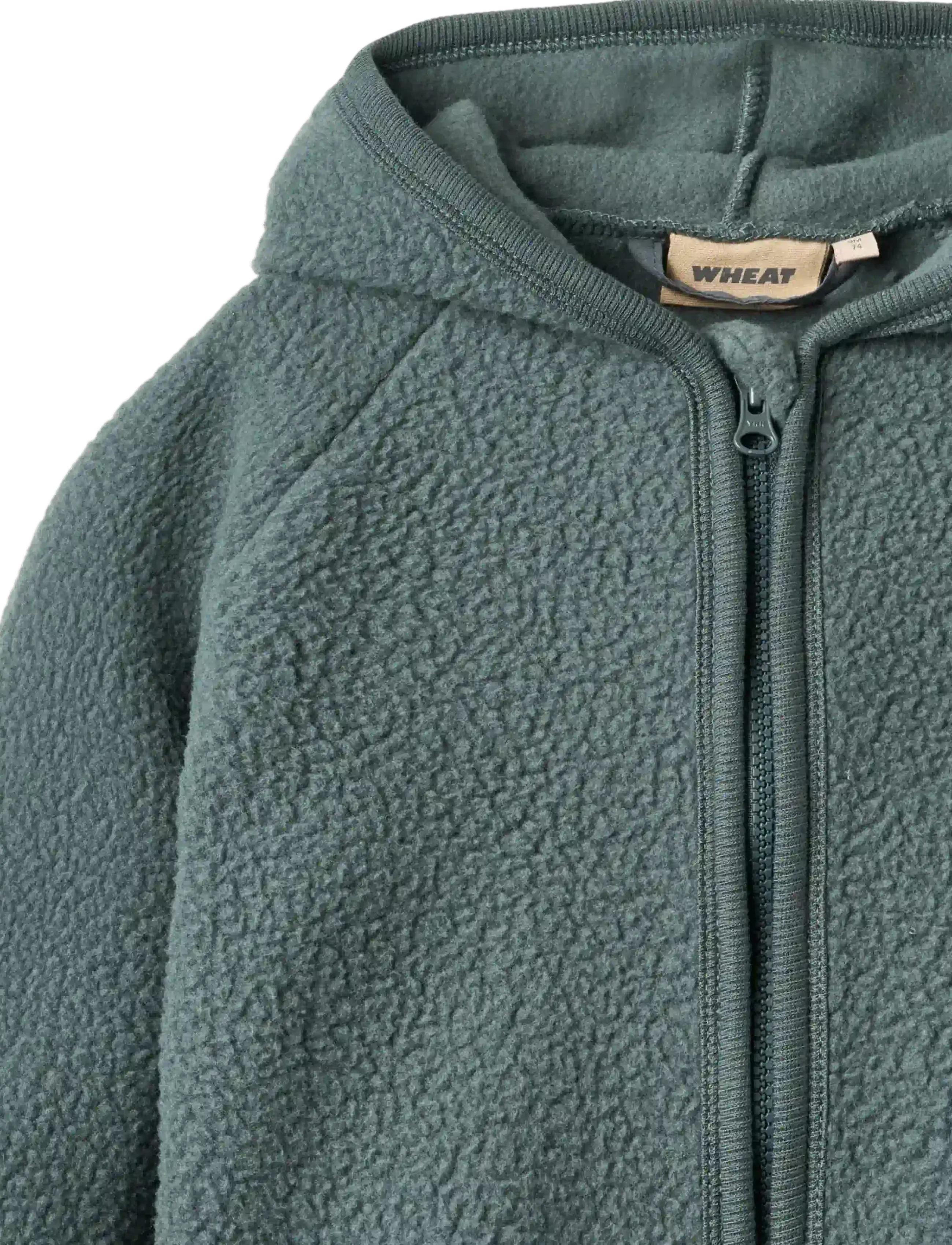Wheat - Fleece Cardigan L/S Martinus - fleecejakker - dark petroleum - 2