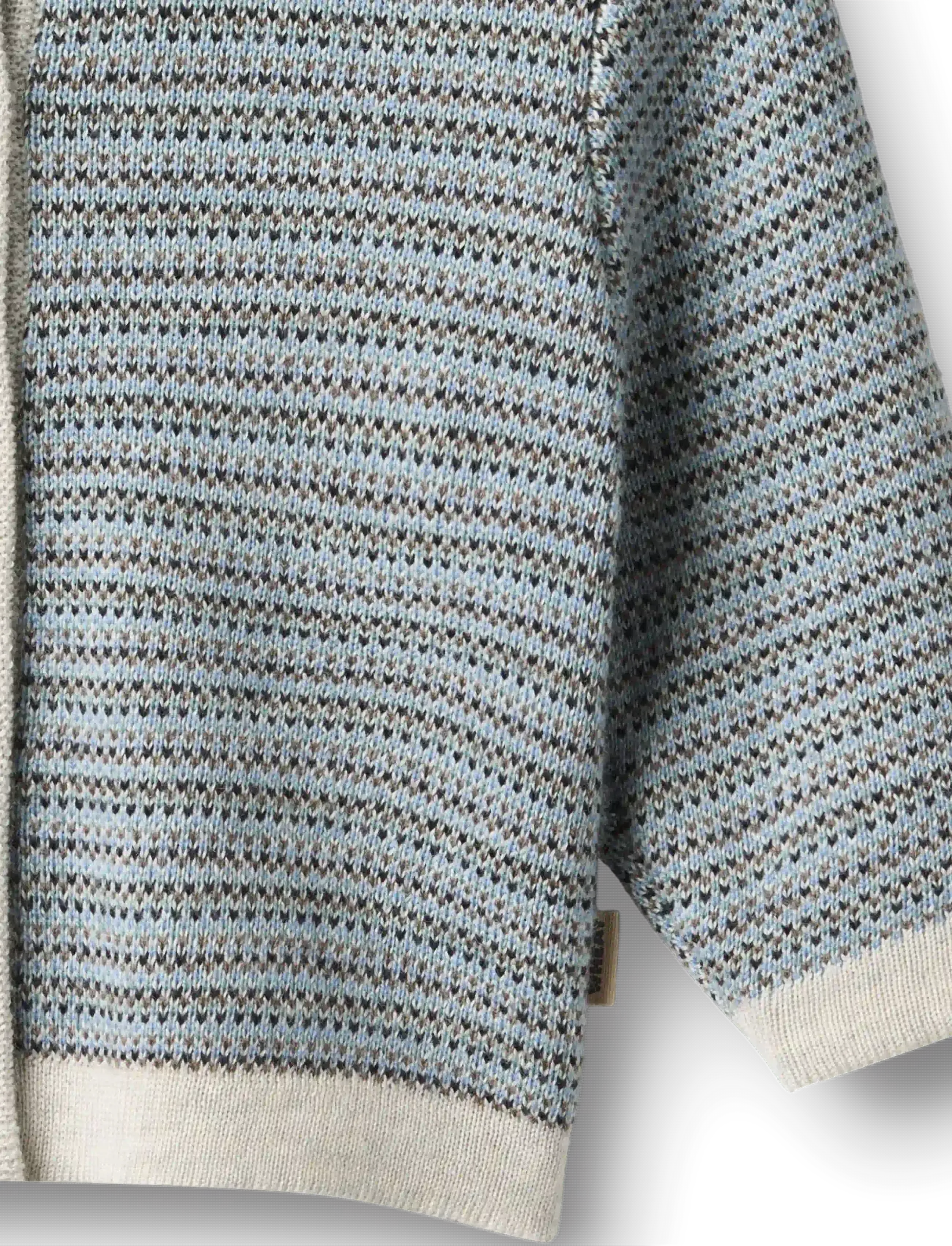Wheat - Knit Cardigan Nico - koftor - bluey - 4