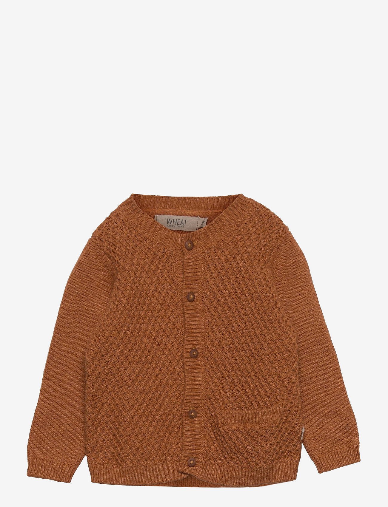 Wheat - Knit Cardigan Ray - cinnamon melange - 0