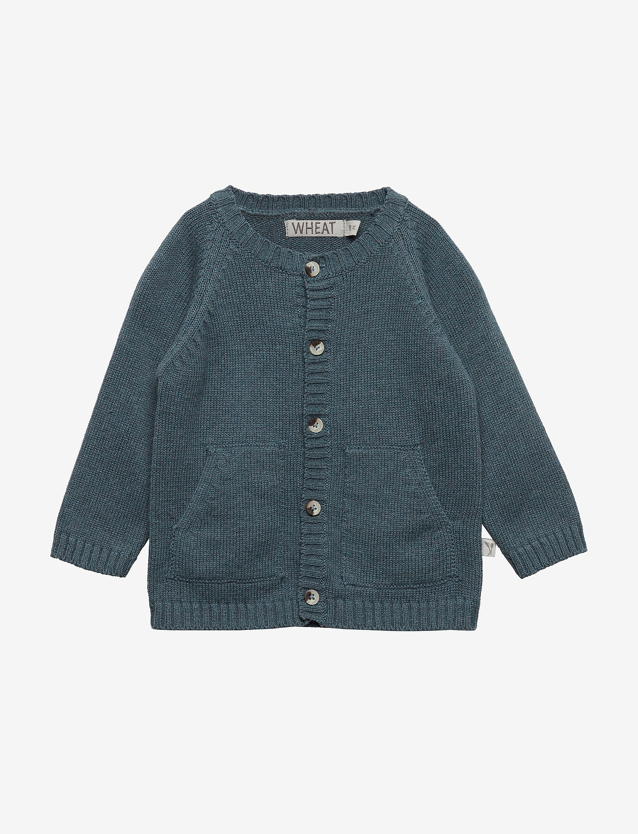 Wheat - Knit Cardigan Classic - stormy melange - 0