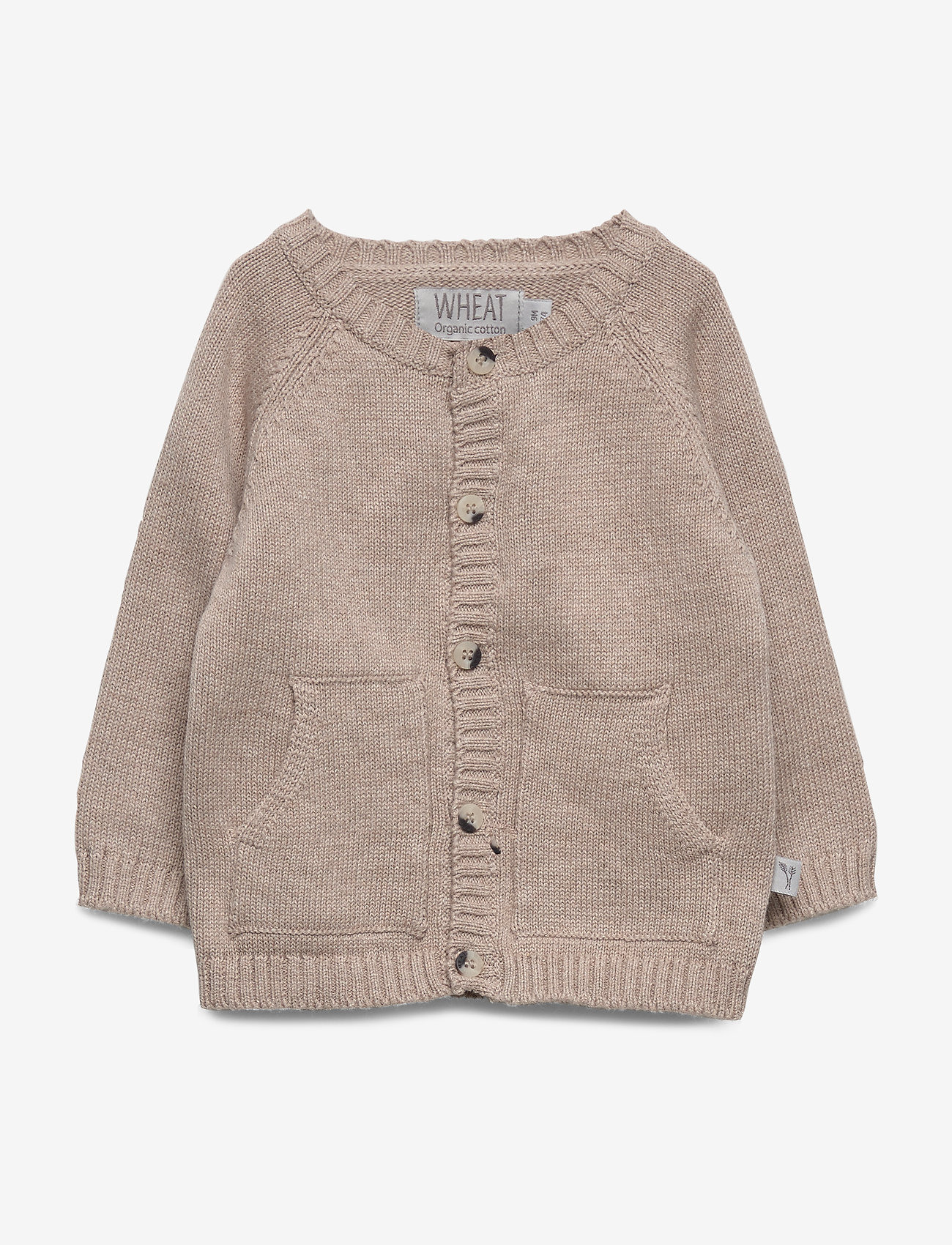 Knit Cardigan Classic - MELANGE SAND