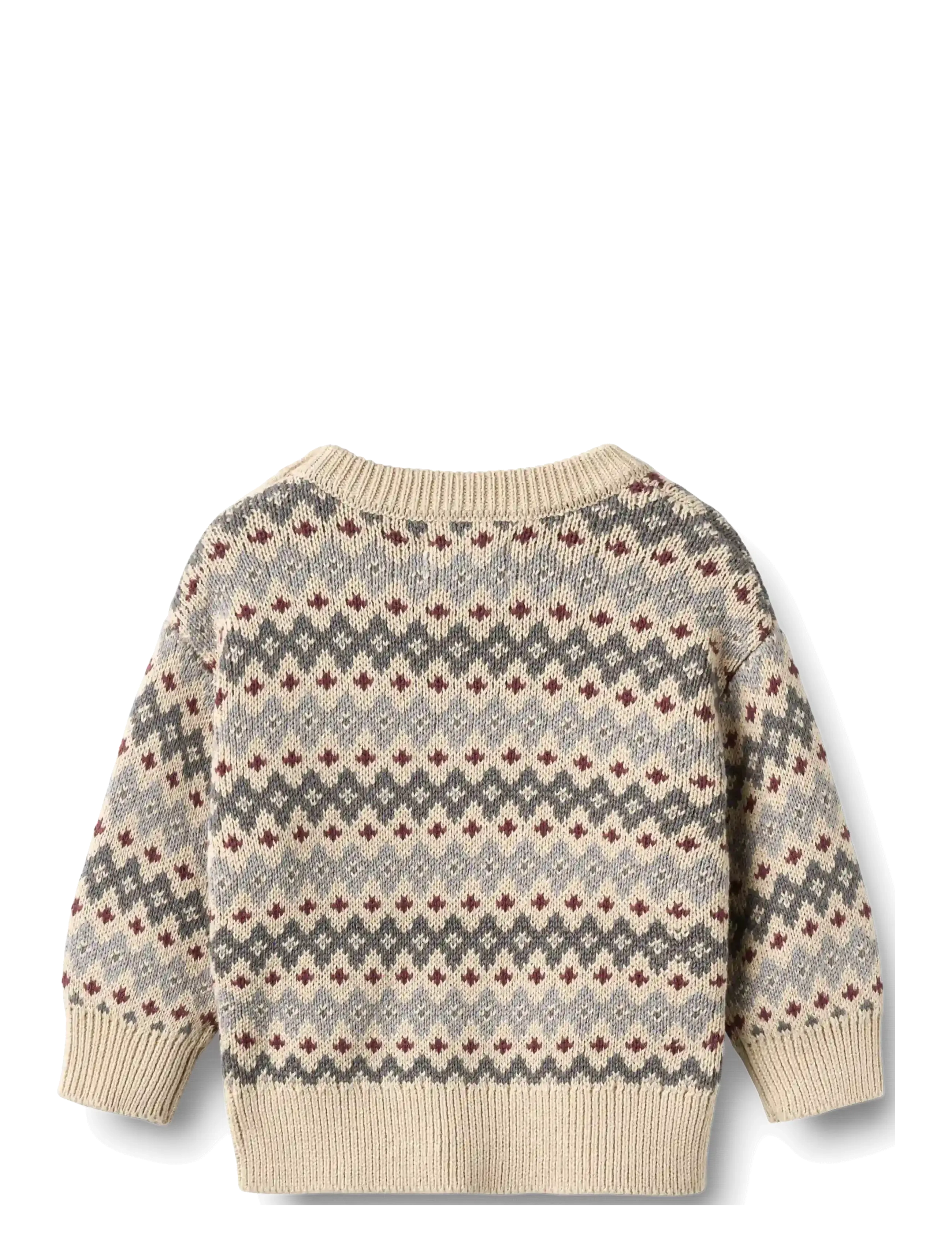 Wheat - Jacquard Pullover Harlow - džemprid - flint - 1