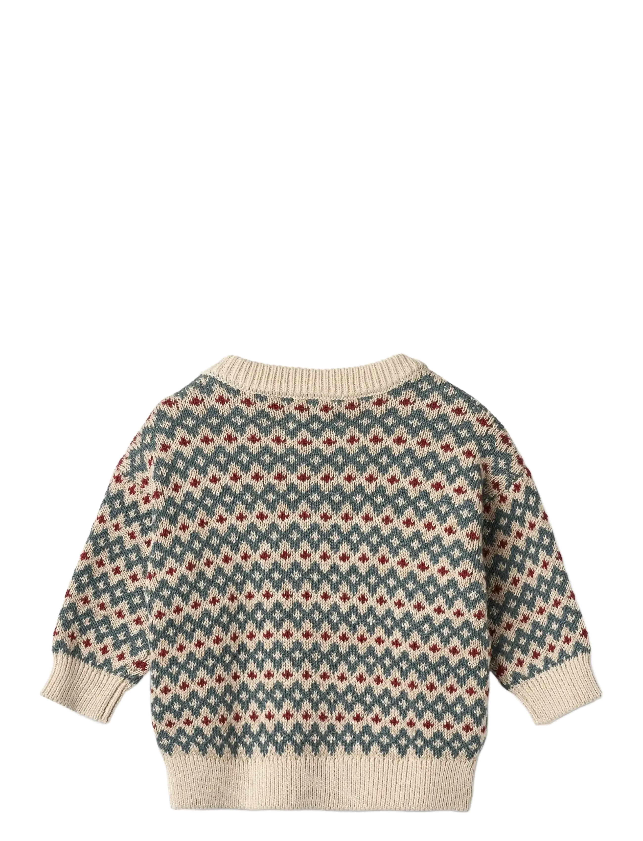 Wheat - Jacquard Pullover Harlow - offwhite - 2