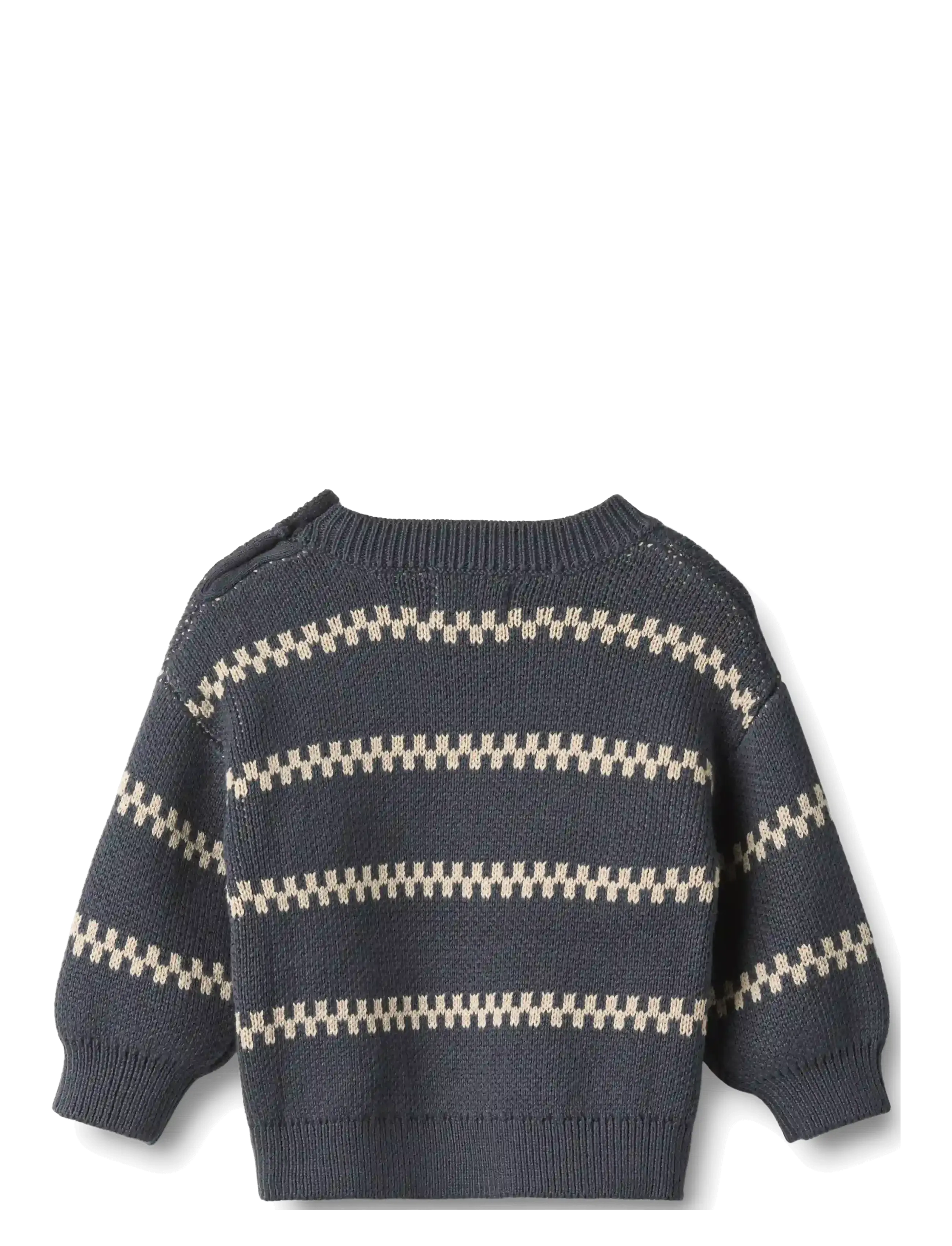 Wheat - Jacquard Pullover Harlow - pullover - greyblue - 1