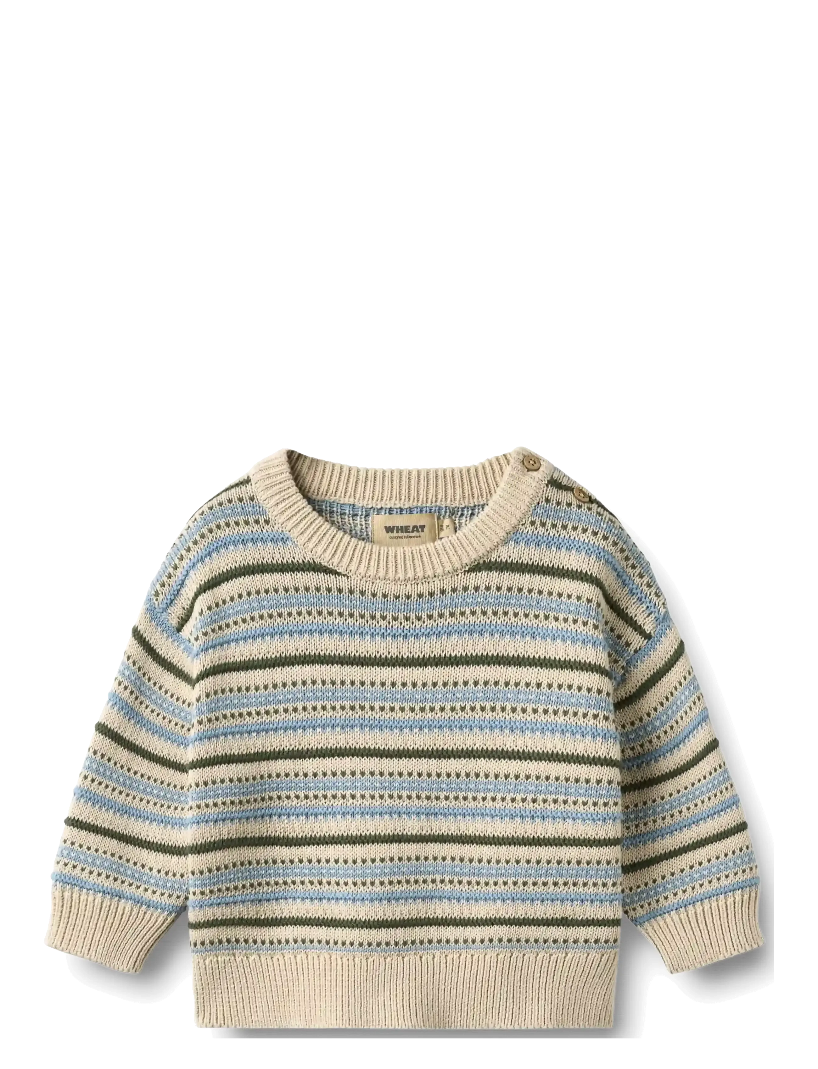 Wheat Jacquard Pullover Harlow - Alles anzeigen - OFFWHITE / cream