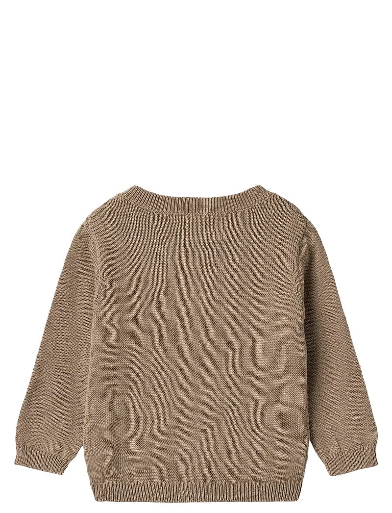 Wheat - Knit Cardigan Bjørn - cardigans - beige stone - 1