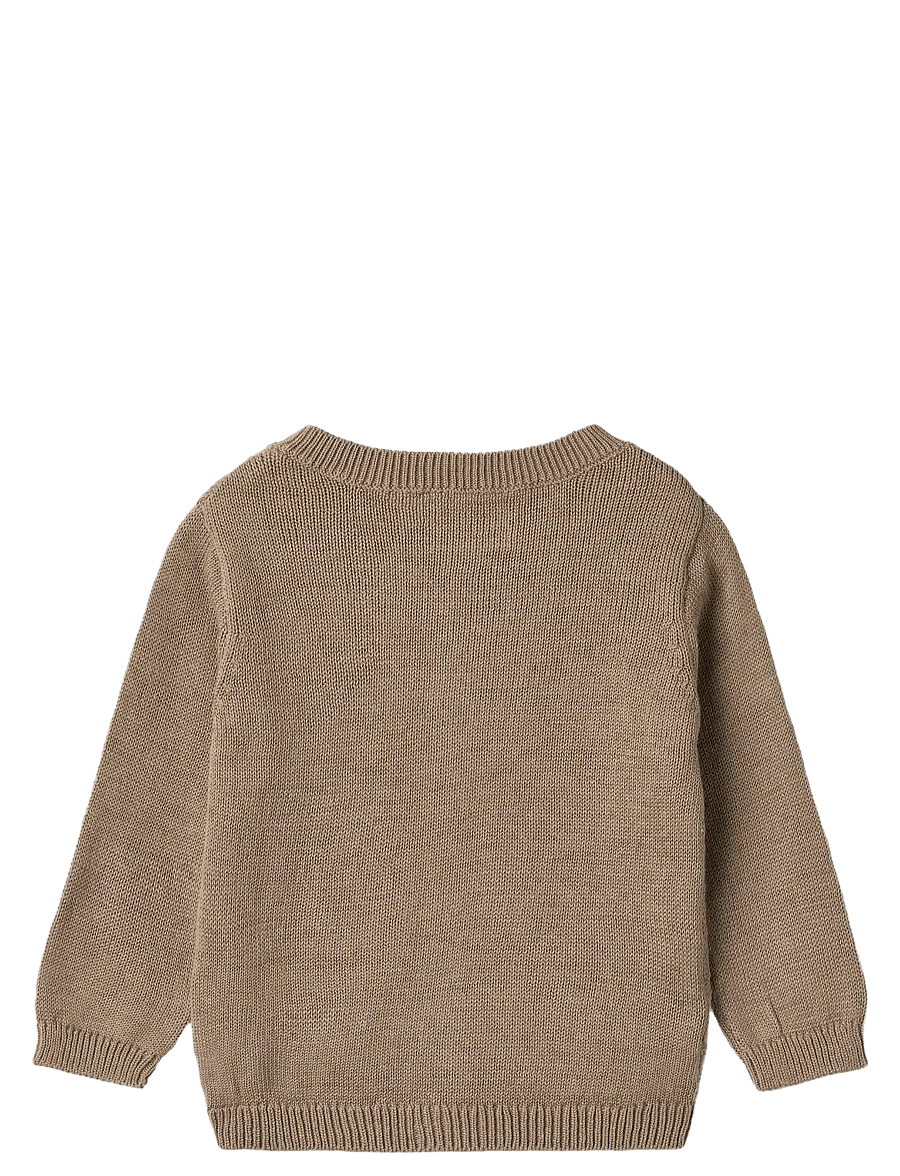 Wheat - Knit Cardigan Bjørn - gebreide vesten - beige stone - 1