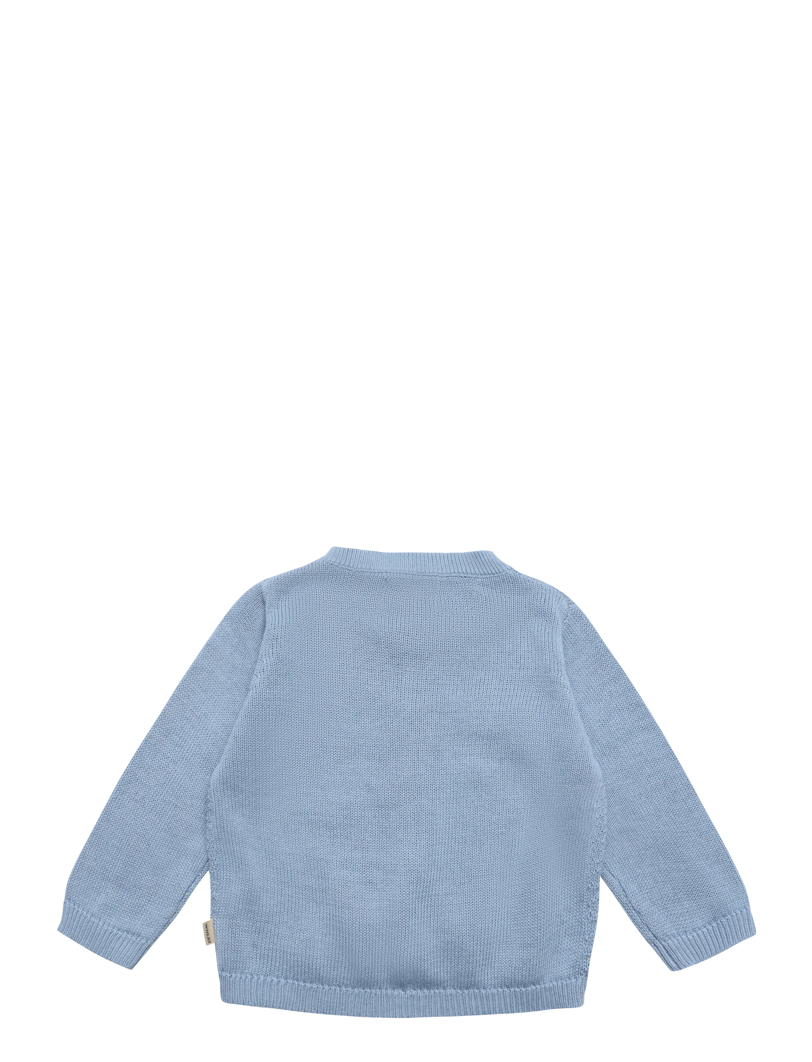 Wheat - Knit Cardigan Bjørn - cardigans - faded denim - 1