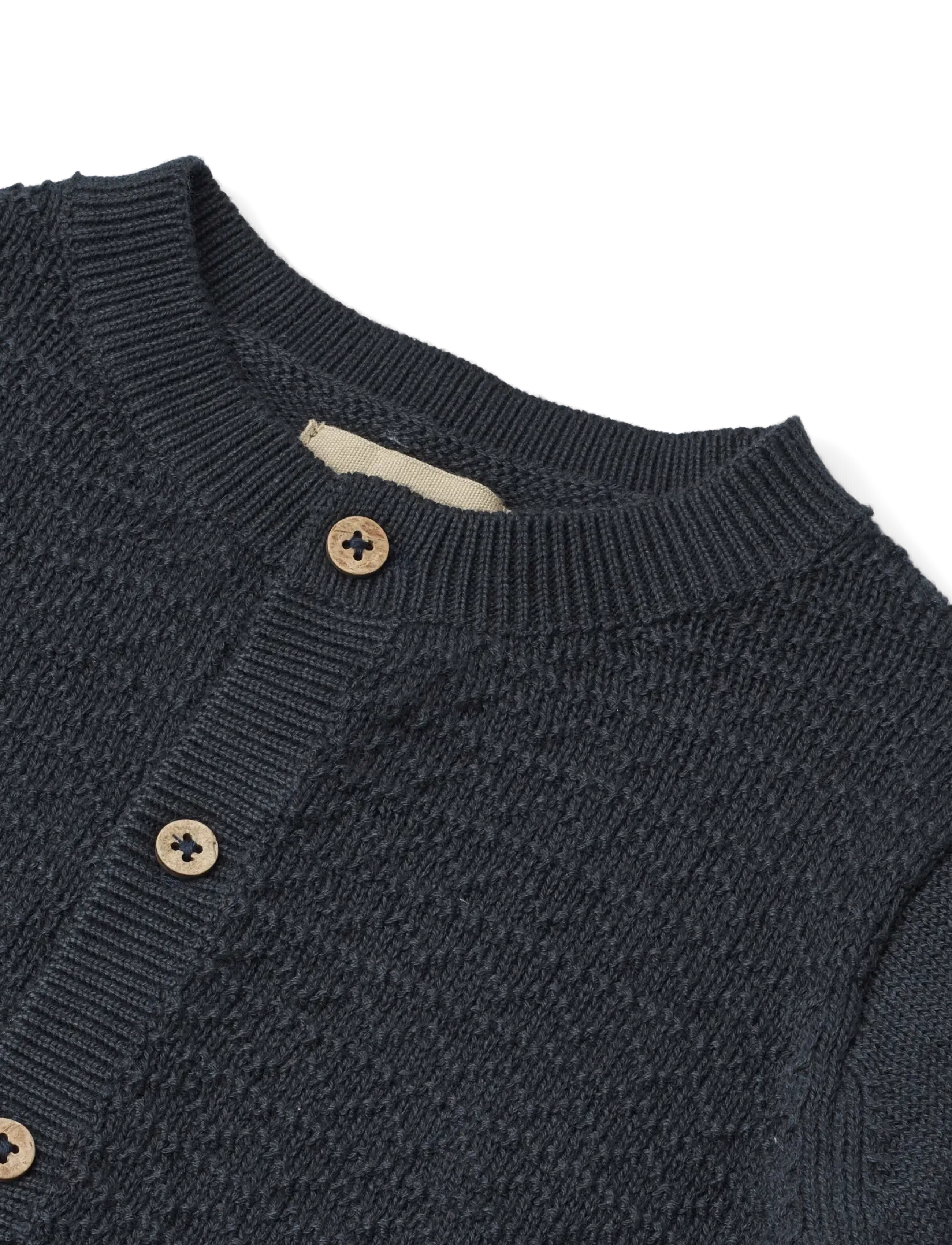 Wheat - Knit Cardigan Bjørn - koftor - navy - 3