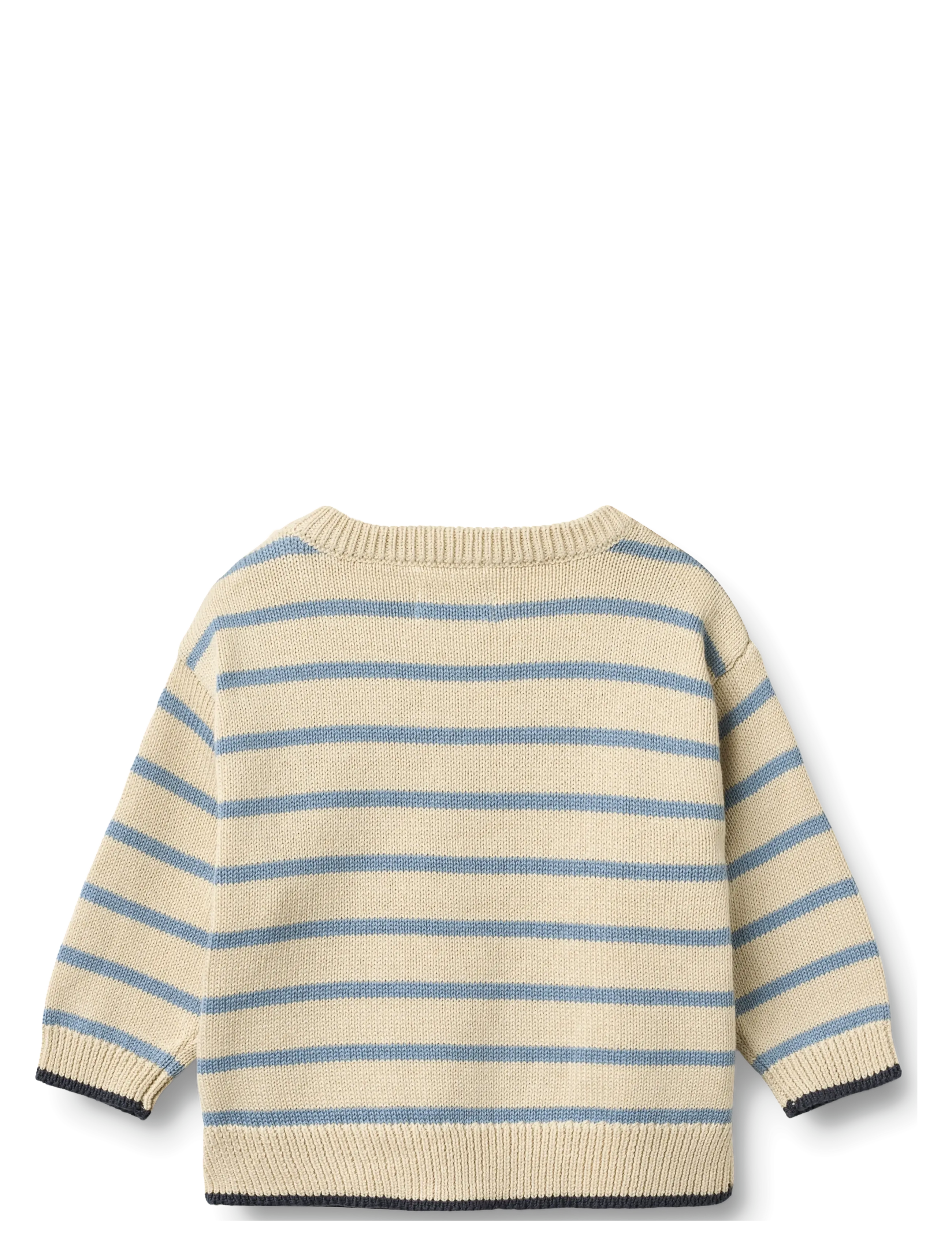 Wheat - Knit Pullover Morgan - faded denim stripe - 1