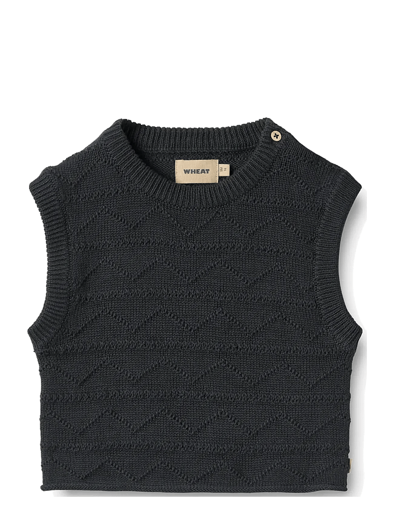 Wheat - Knit Vest Bobby - navy - 0