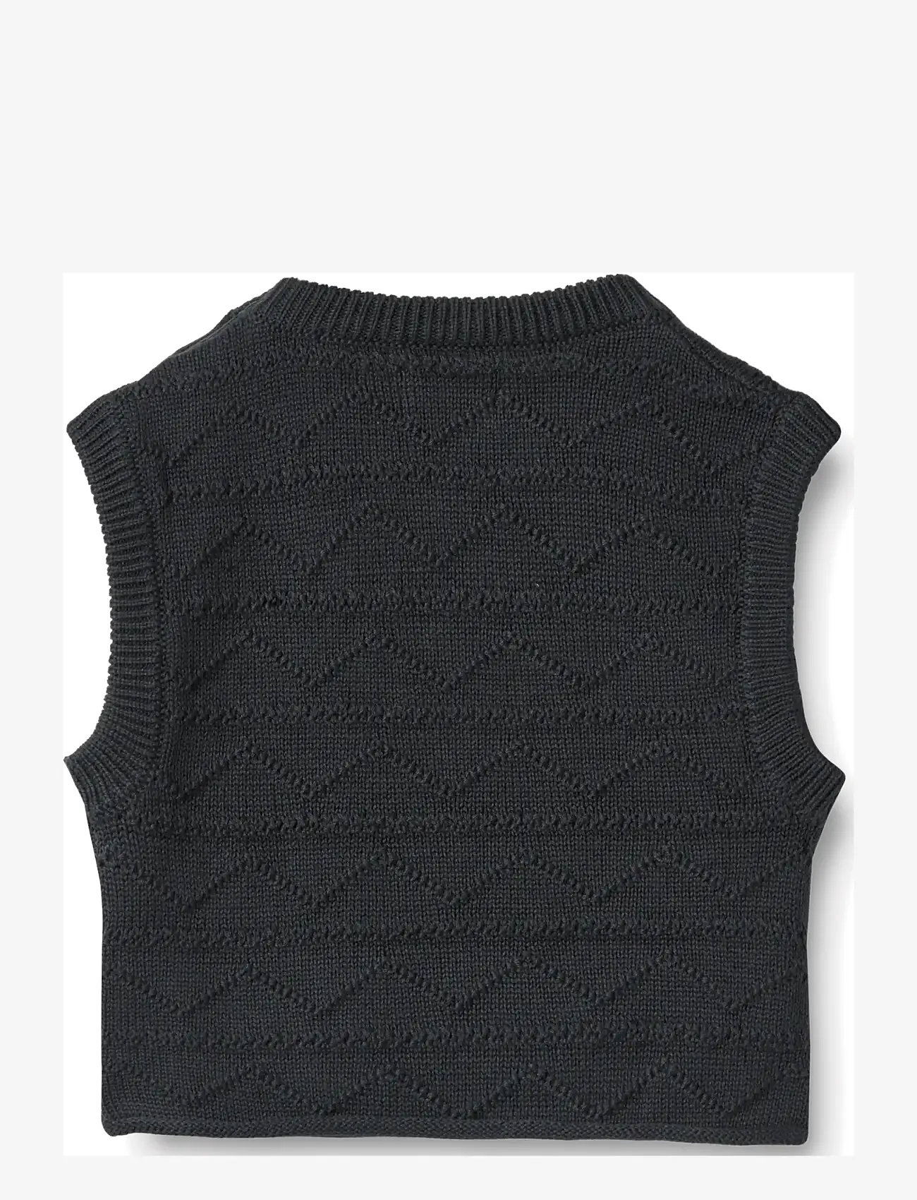 Wheat - Knit Vest Bobby - navy - 1