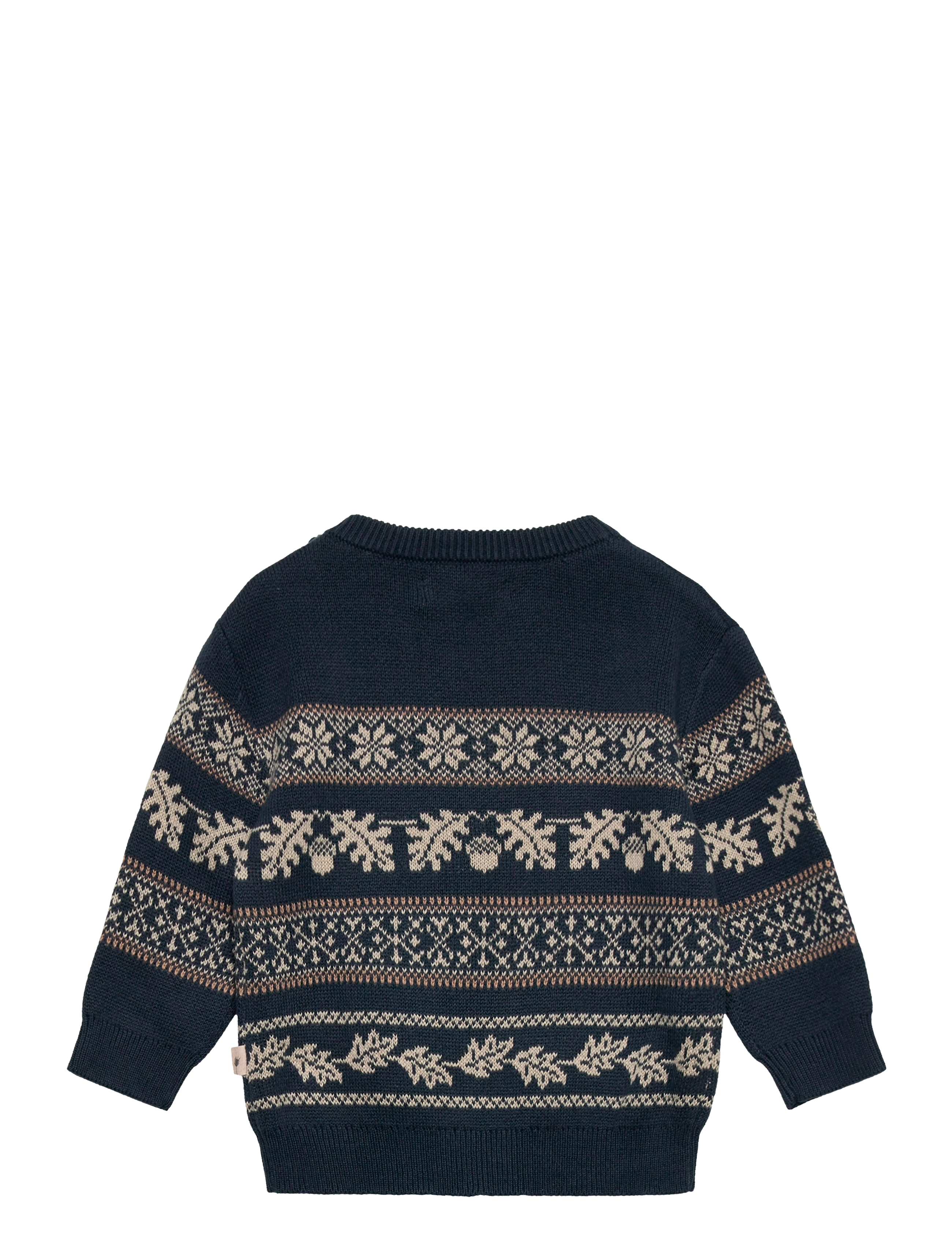Wheat - Jacquard Pullover Julius - sea storm - 1