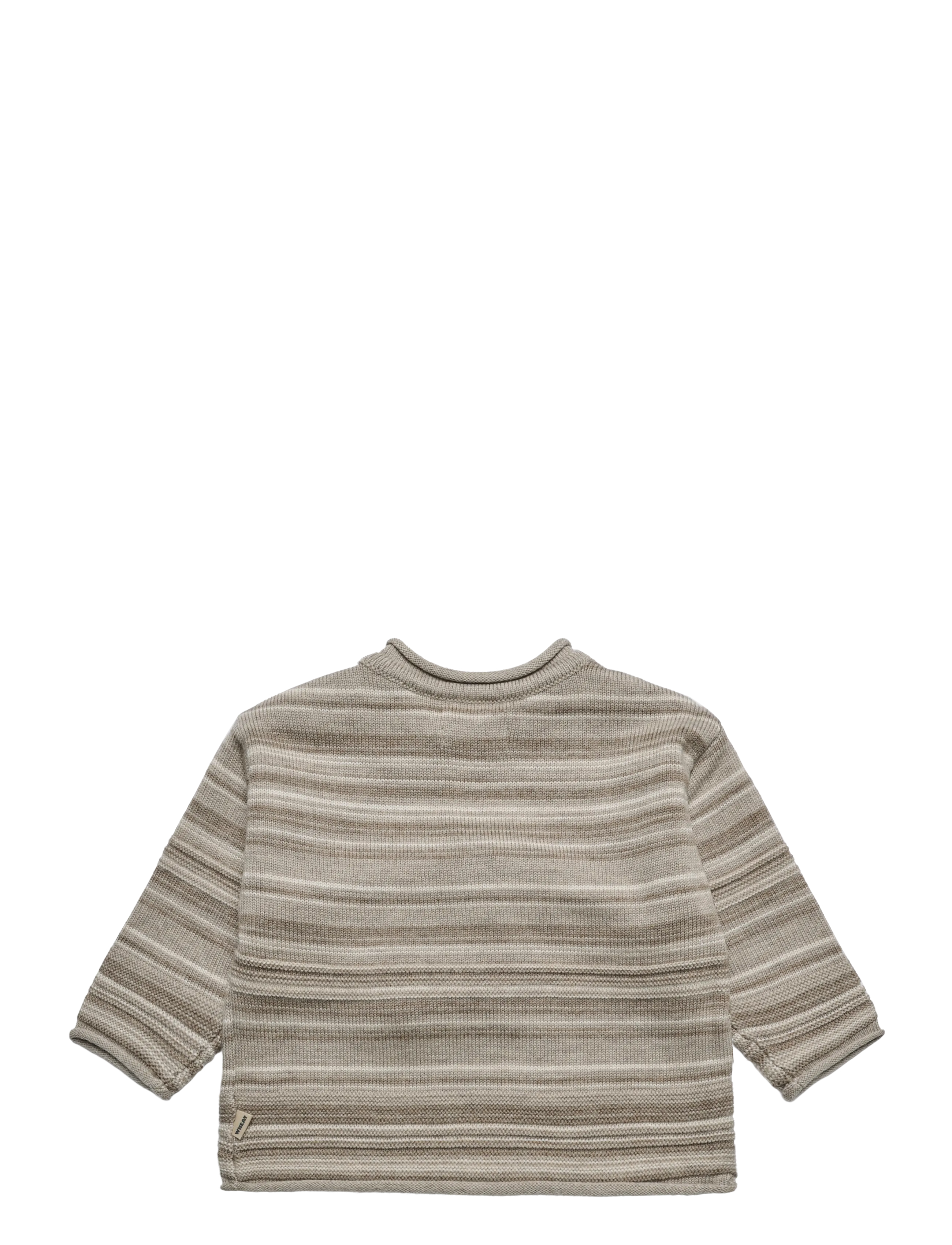 Wheat - Knit Pullover Gunnar - herbstliche kleidung - warm sand stripe - 1