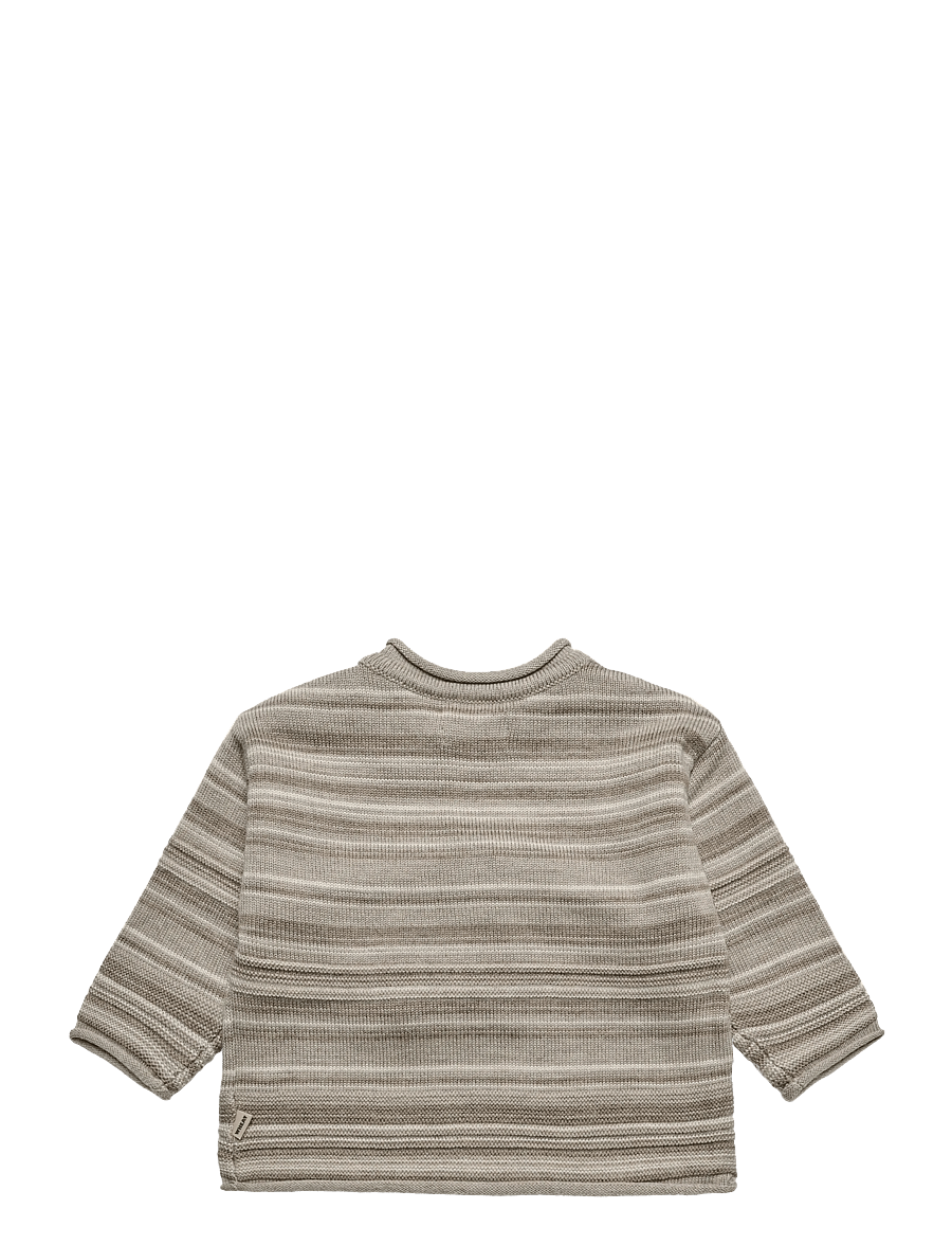 Wheat - Knit Pullover Gunnar - pullover - warm sand stripe - 1