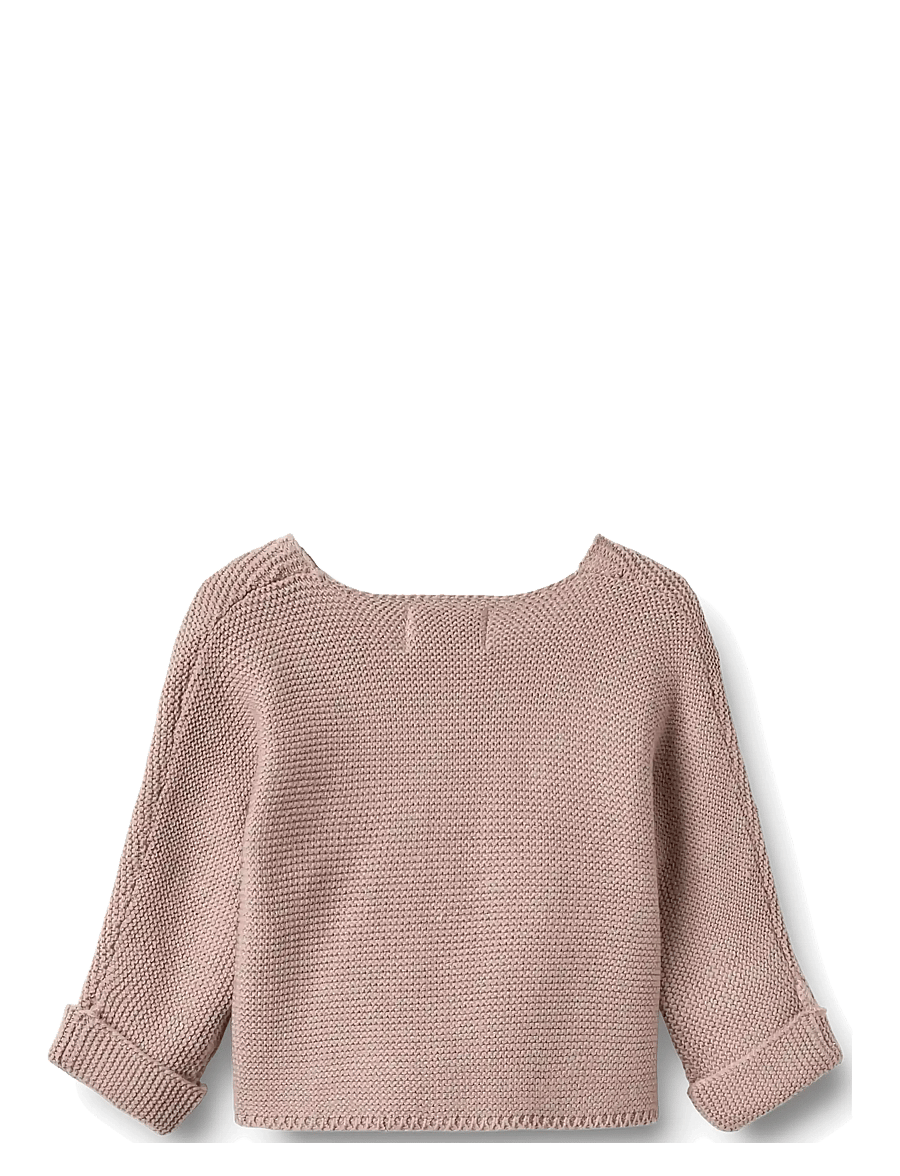Wheat - Knit Wraparound L/S Siva - dry rose - 1