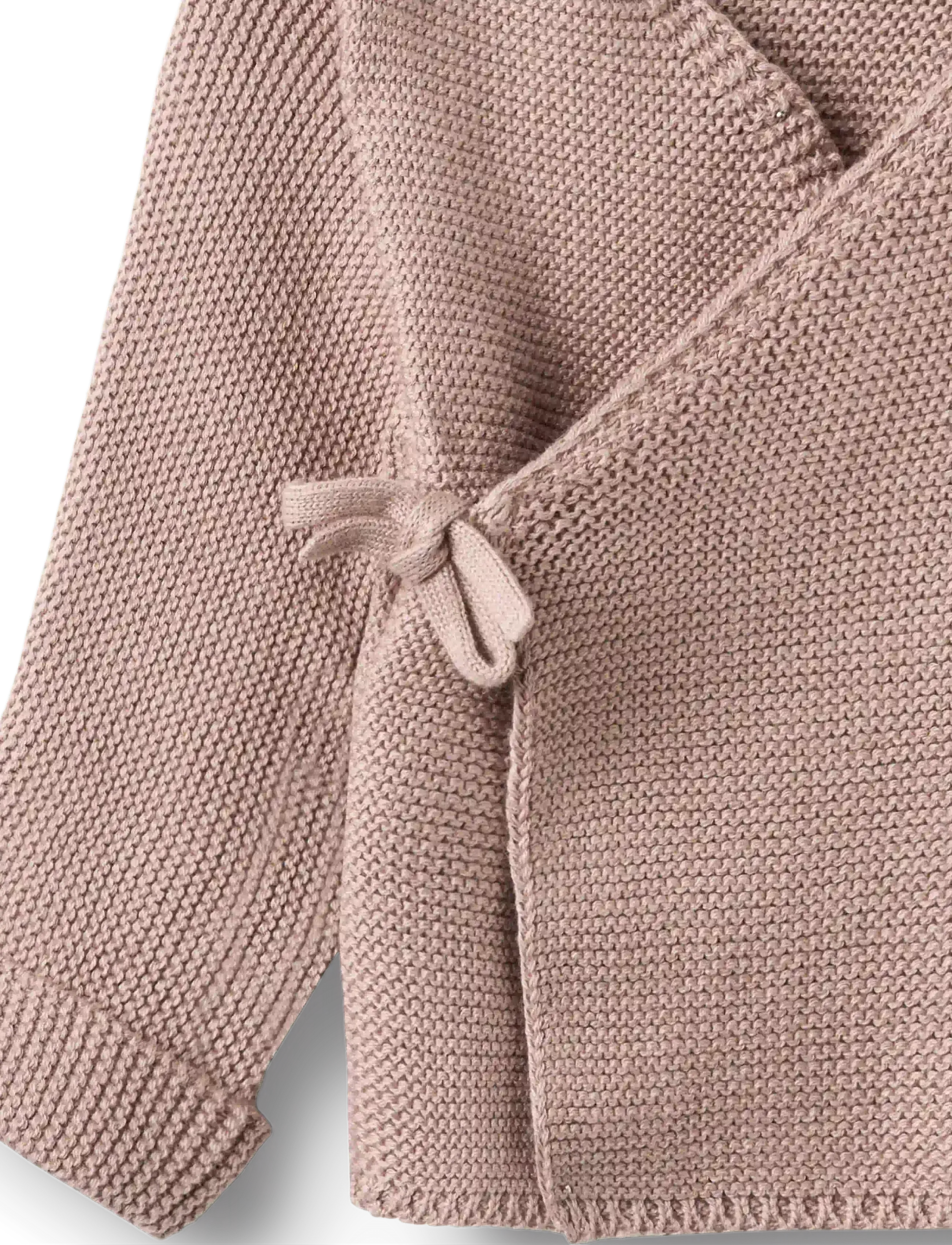 Wheat - Knit Wraparound L/S Siva - dry rose - 2